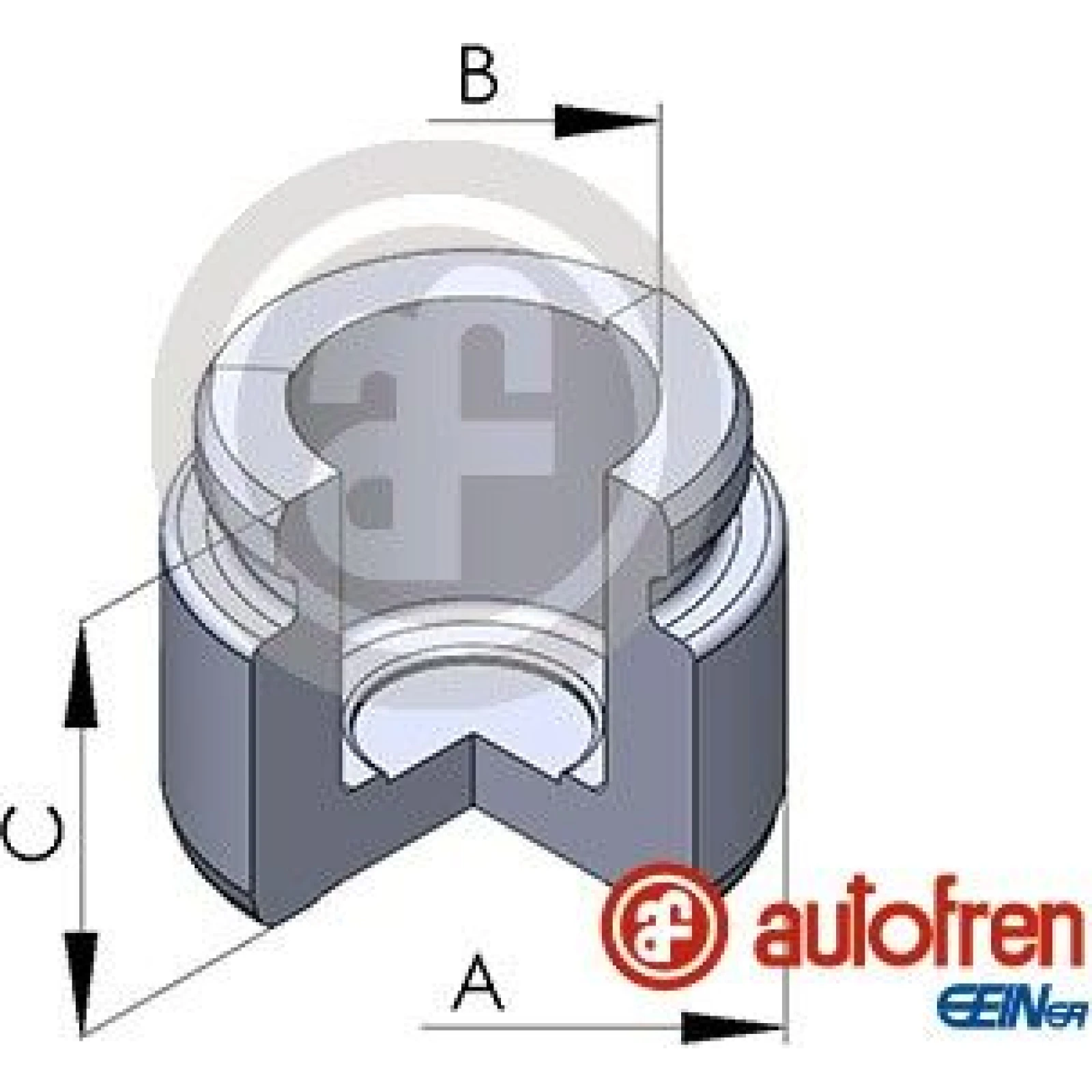 Kolben, Bremssattel D025229