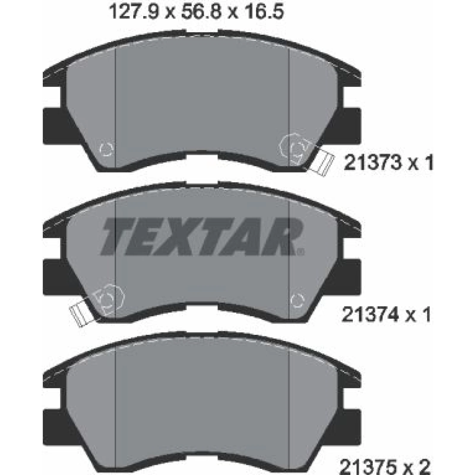Bremsbelagsatz Mitsubishi P. Pajero -91/L300 2137301