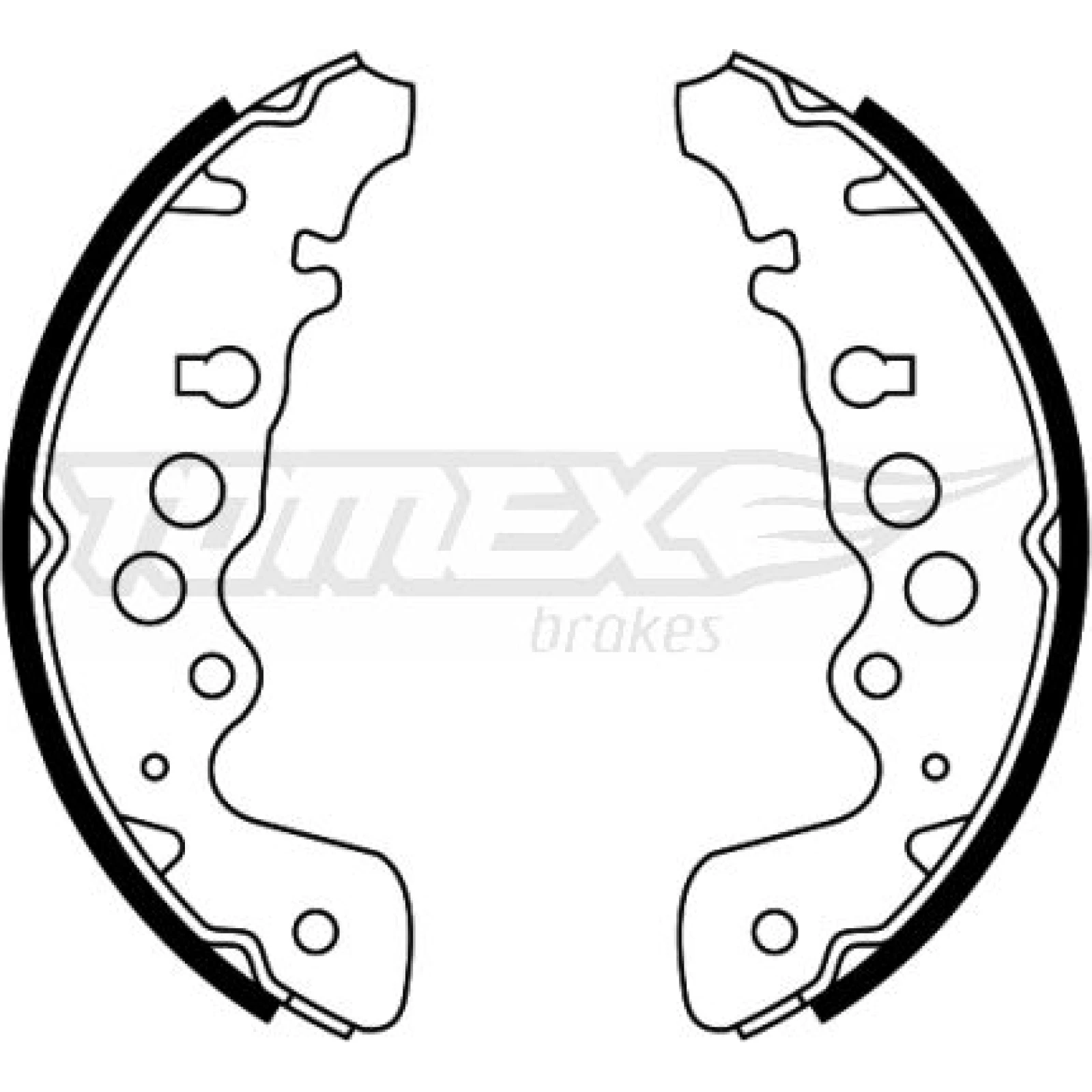 TOMEX brakes Bremsbackensatz TX 22-04