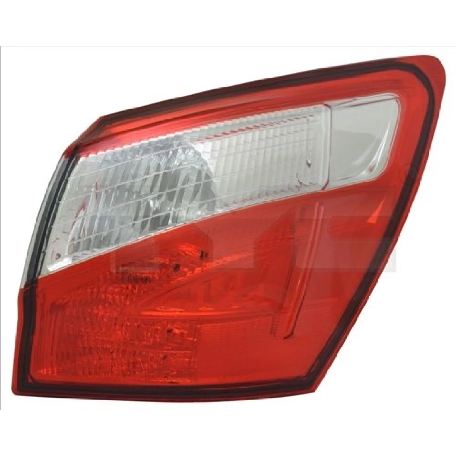 Heckleuchte A L O K-PLATTE ROT/WEISS LED 4460,658,2
