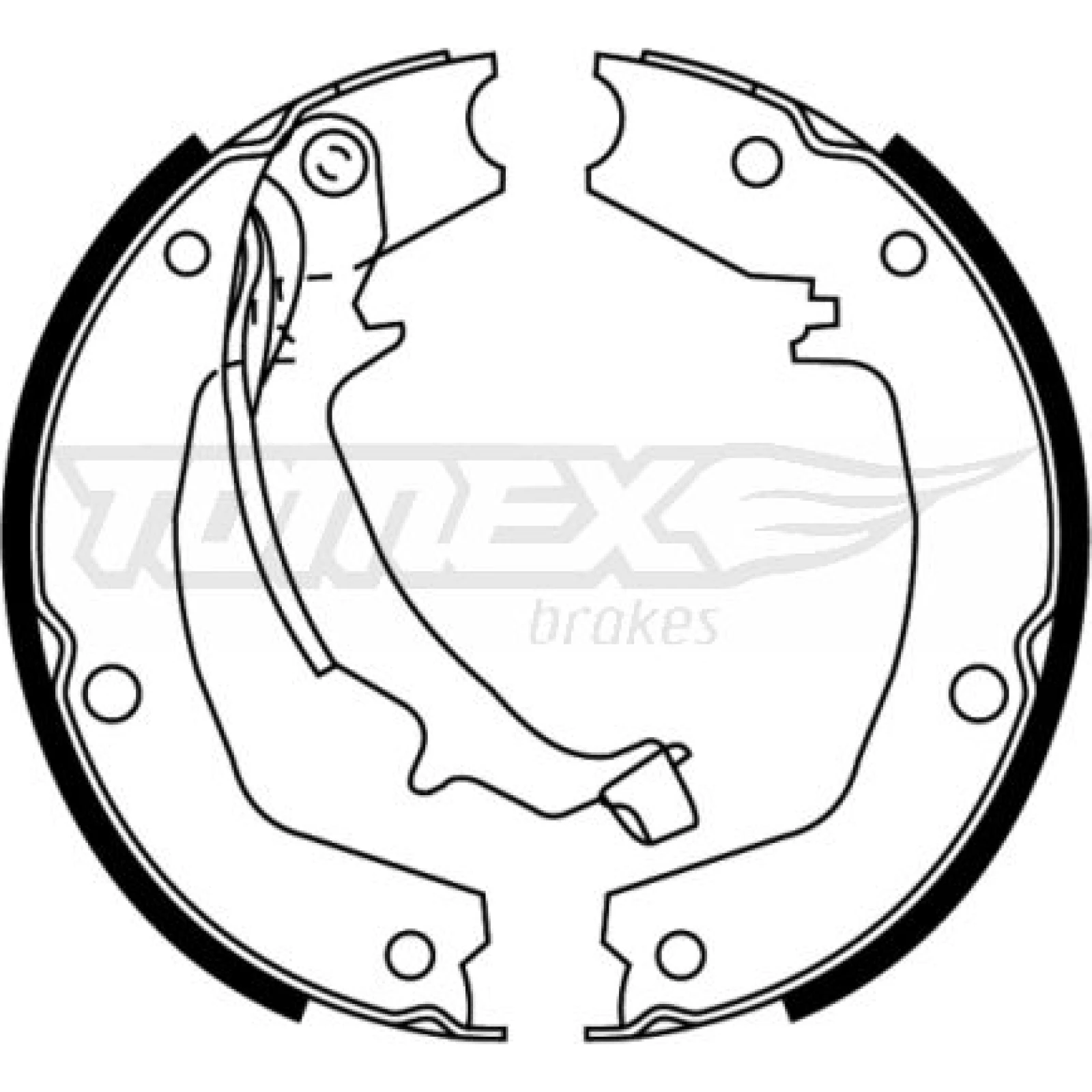 TOMEX brakes Bremsbackensatz TX 22-72