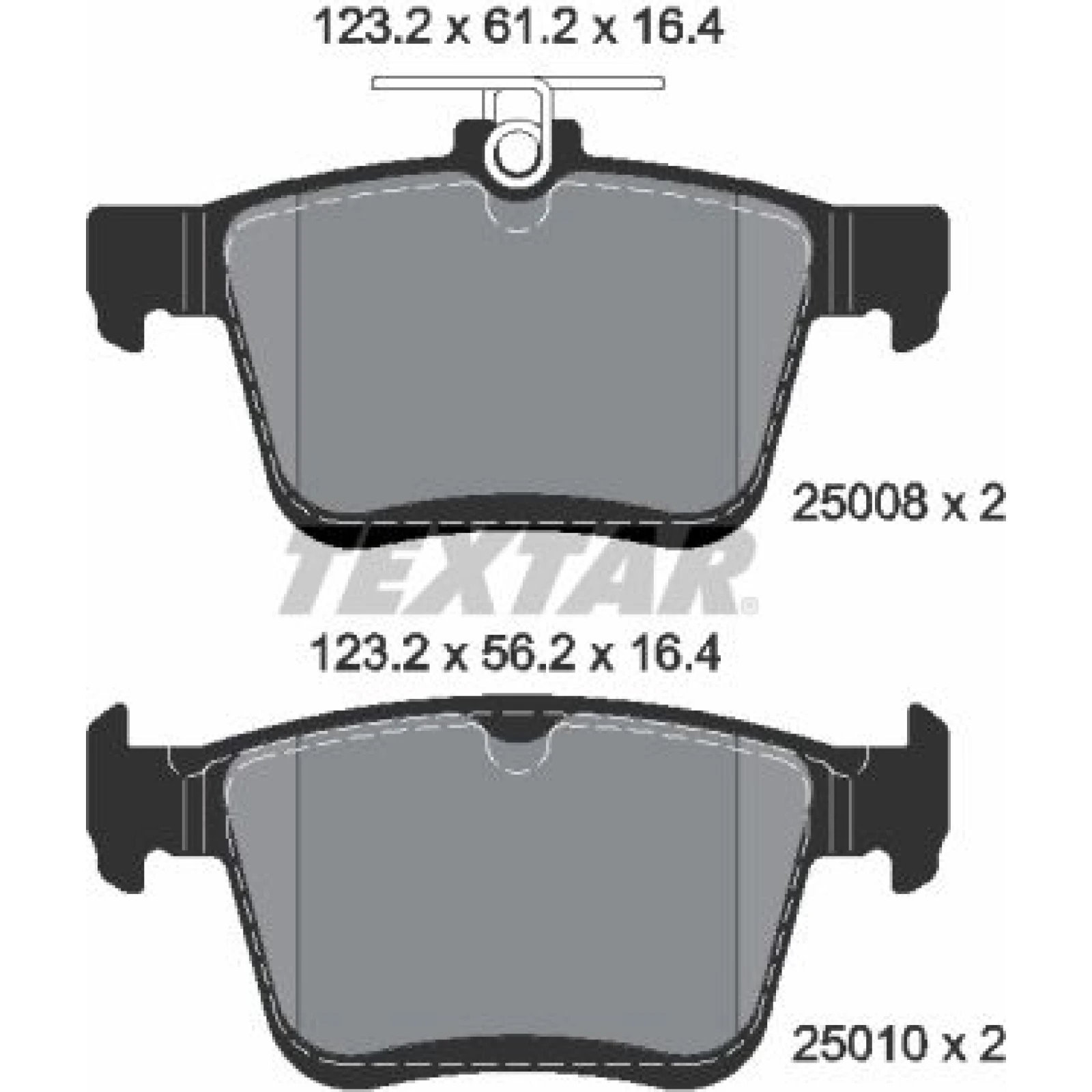 Bremsbelagsatz Vw T. Golf Vii 12-/A3 12 2500801