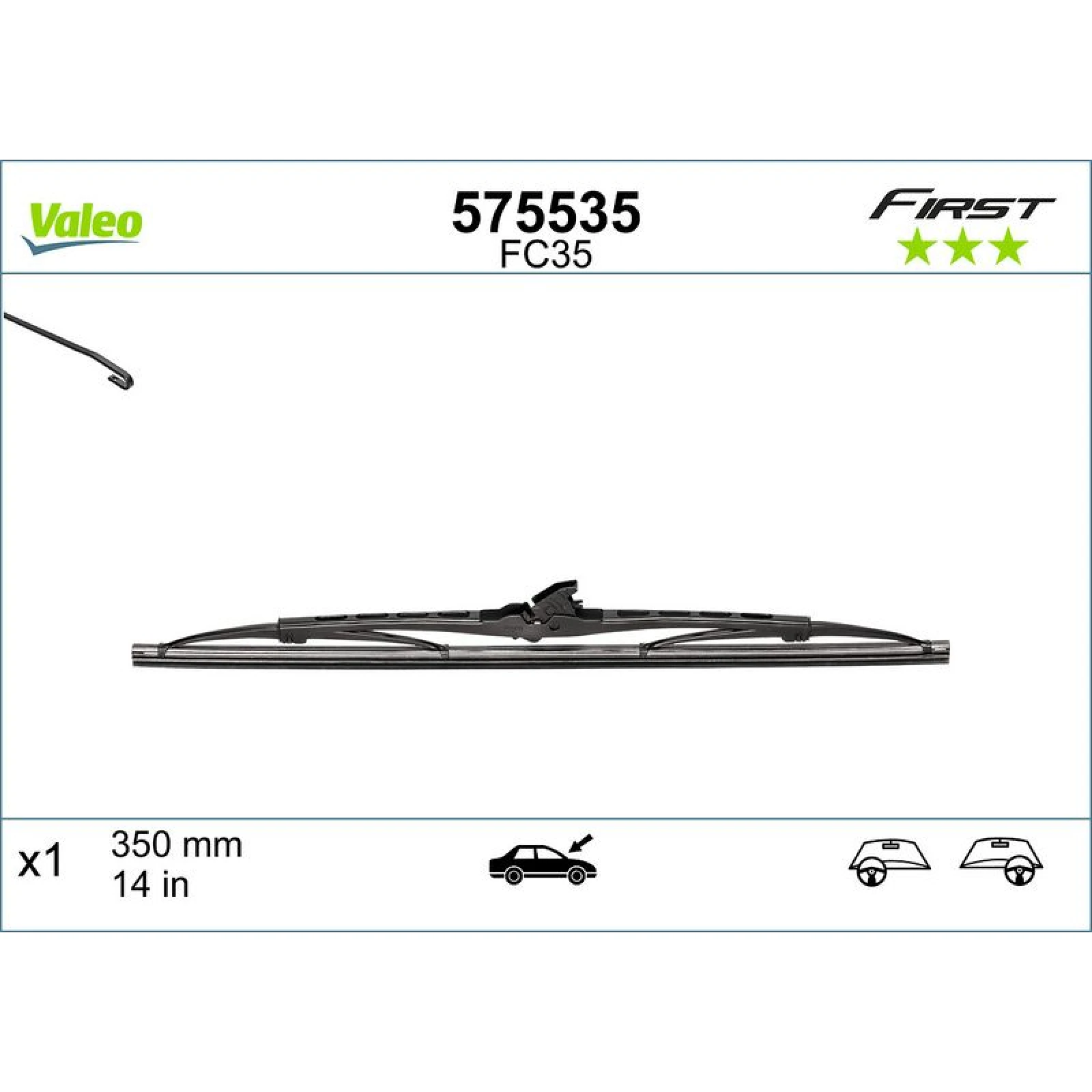 Valeo Scheibenwischer 575535 - First VF35