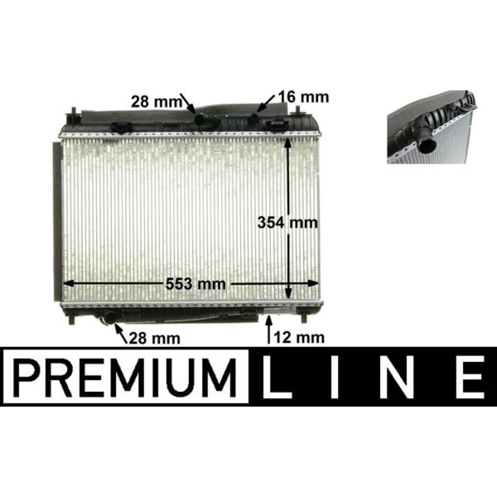 KÜHLER, MOTORKÜHLUNG CR87000P