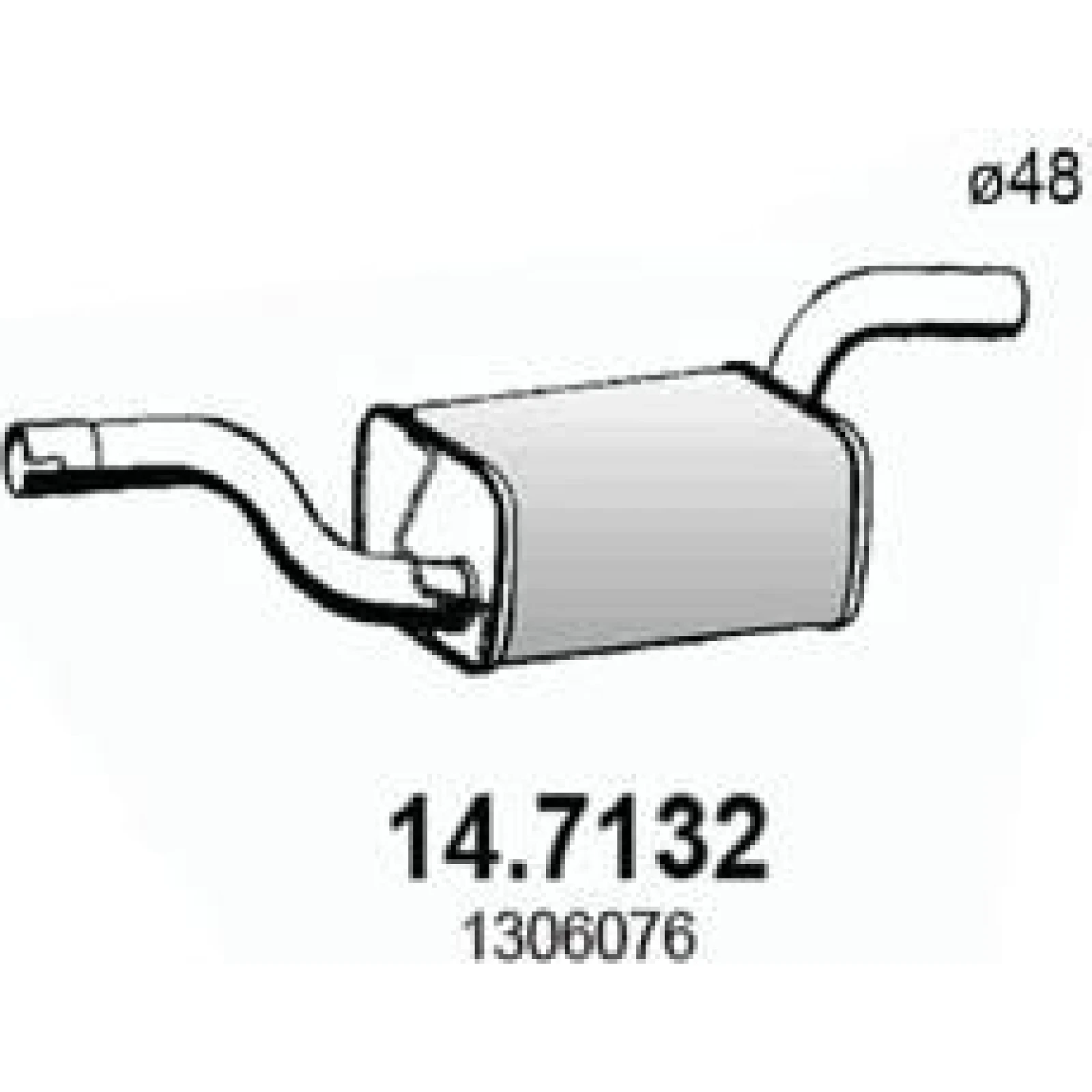 Endschalldämpfer 14.7132