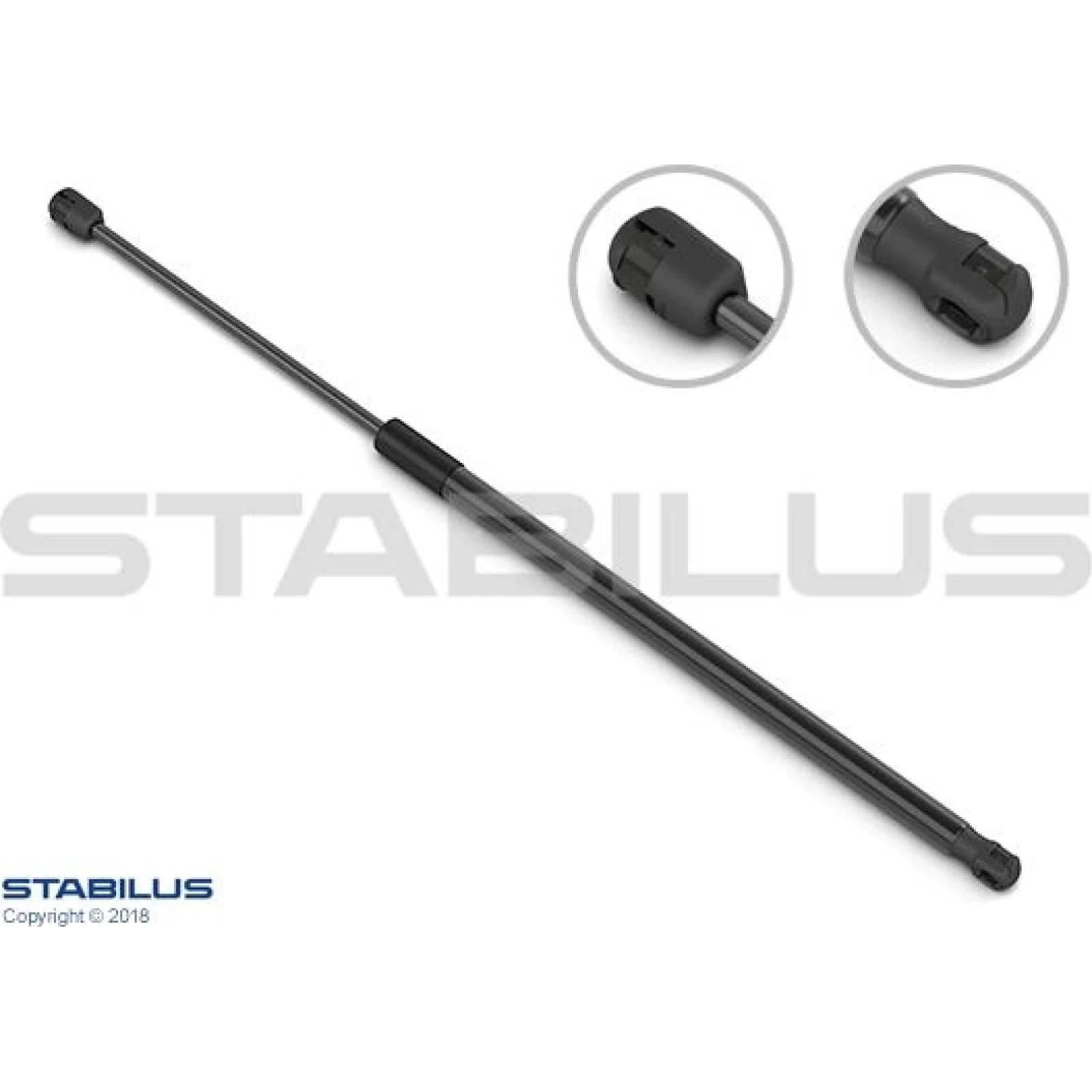 Gasfeder, Hinten L 605 510N 23956