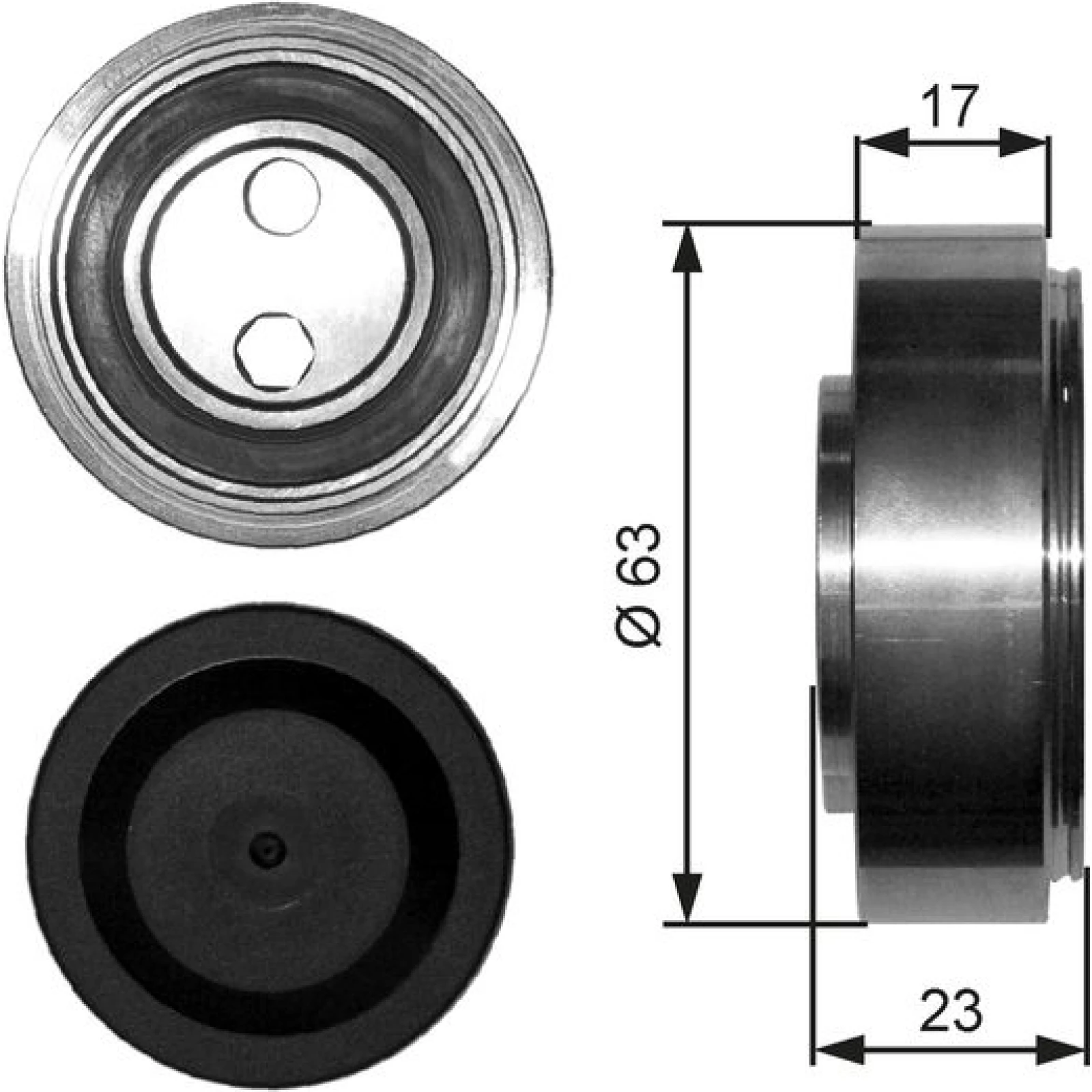 GATES Spannrolle T38228
