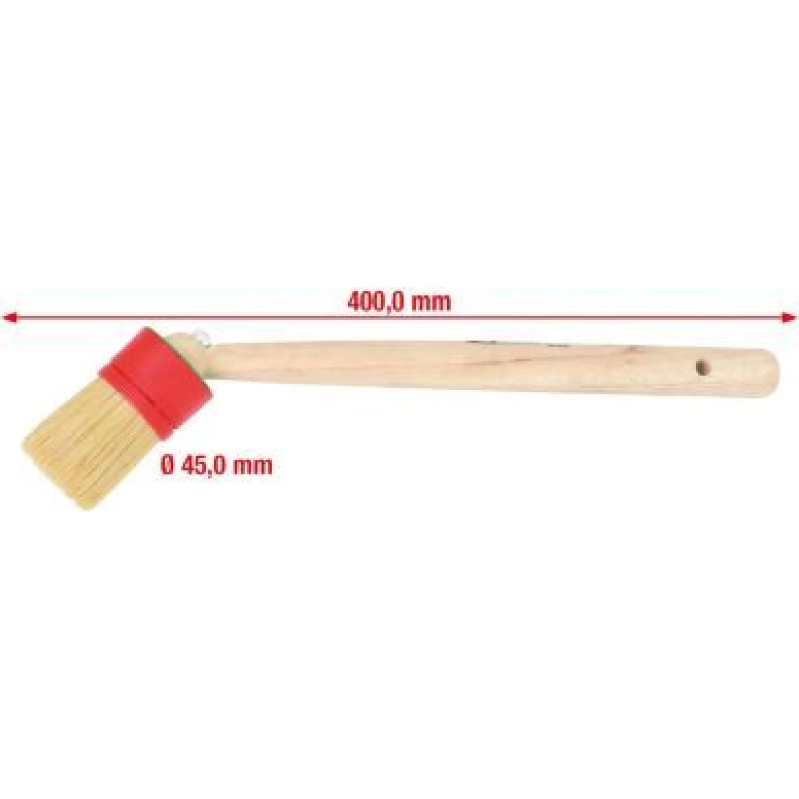 KS TOOLS Runder Winkelpinsel für Montagepaste für Reifen, Ø 45 mm 100.4020