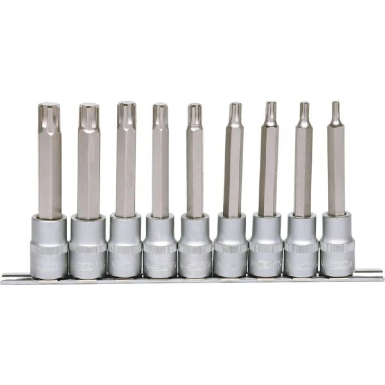 KS TOOLS 1/2 Bit-Steckschlüsselsatz, RIBE, 9-teilig, M5-M14 911.1335