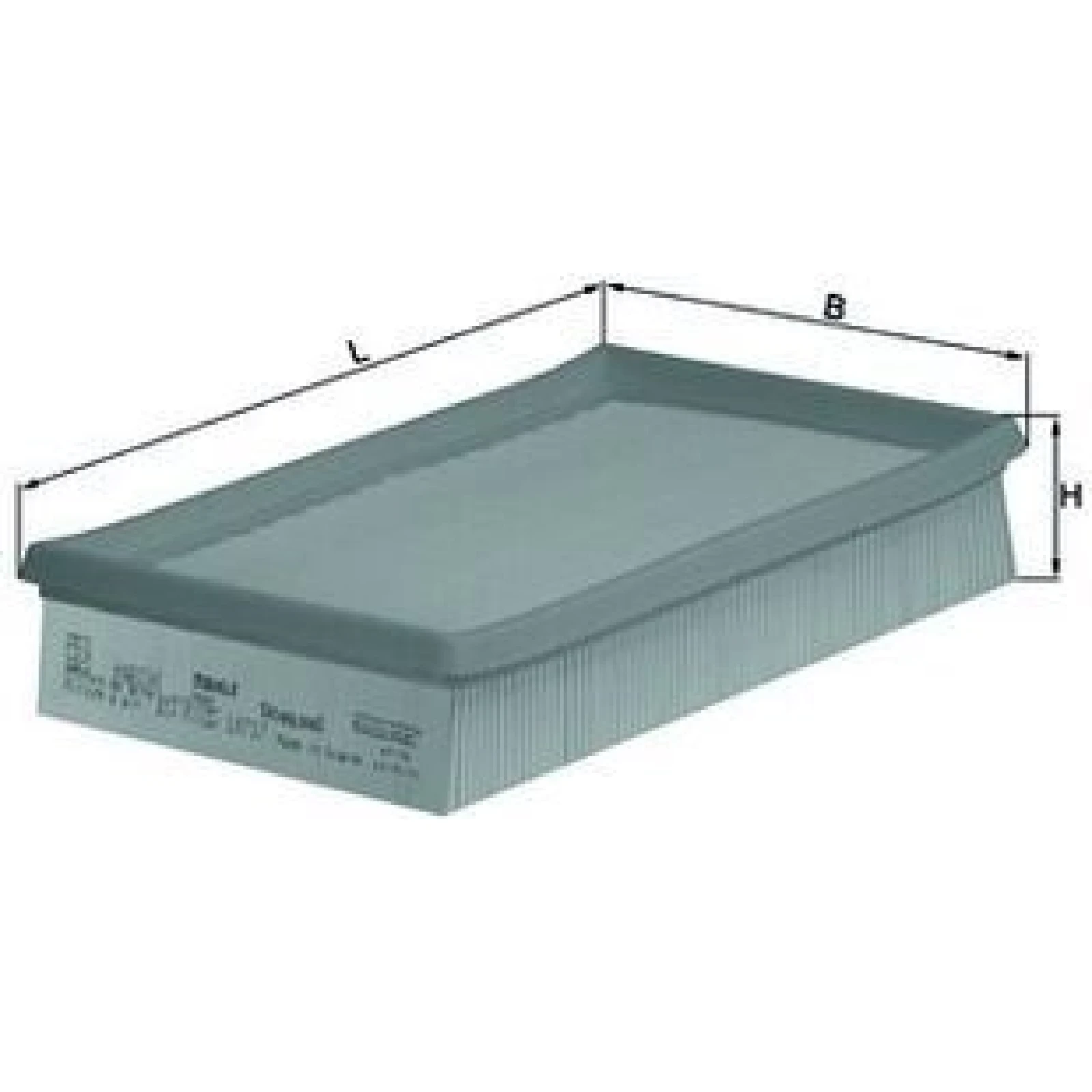 MAHLE Luftfilter LX 737