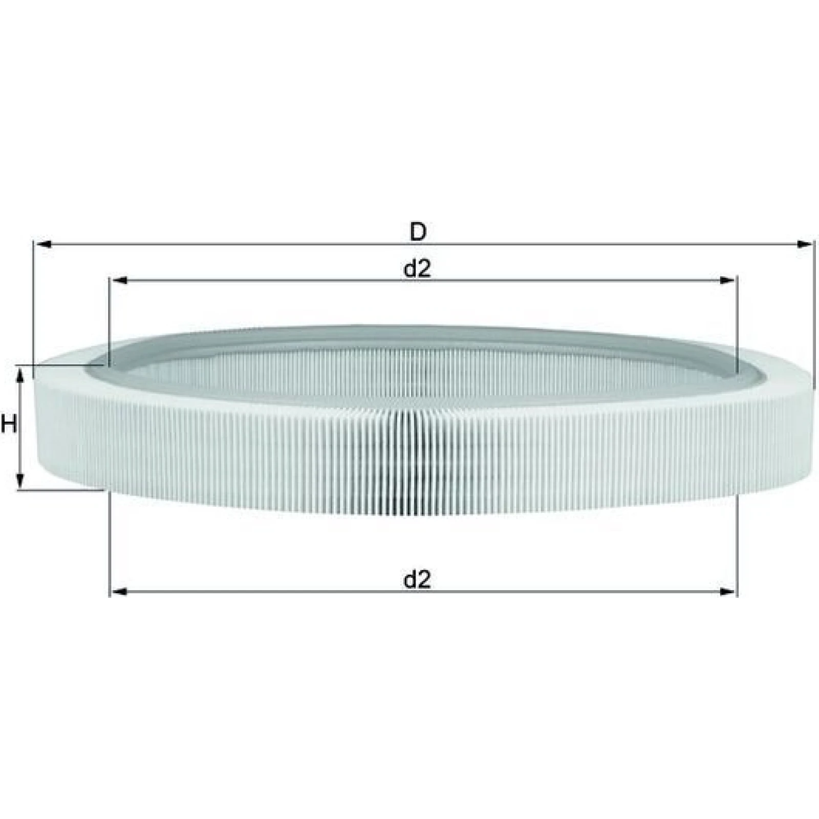 MAHLE Luftfilter LX 61