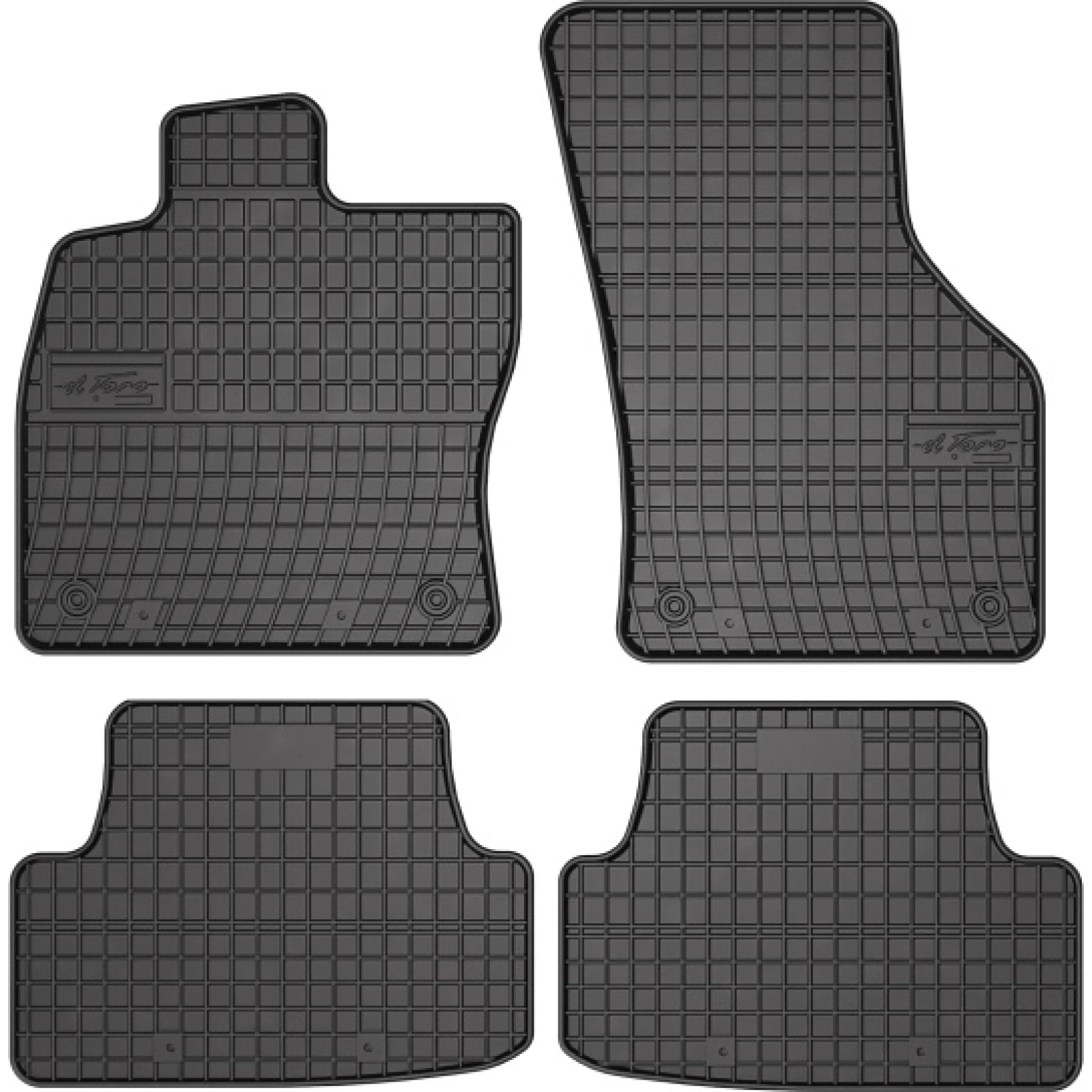 FROGUM passgenaue Kofferraummatte / Gummimatte Vw Golf VII / Audi A3 III (8V) 2012- / Seat Leon III 2013 0397