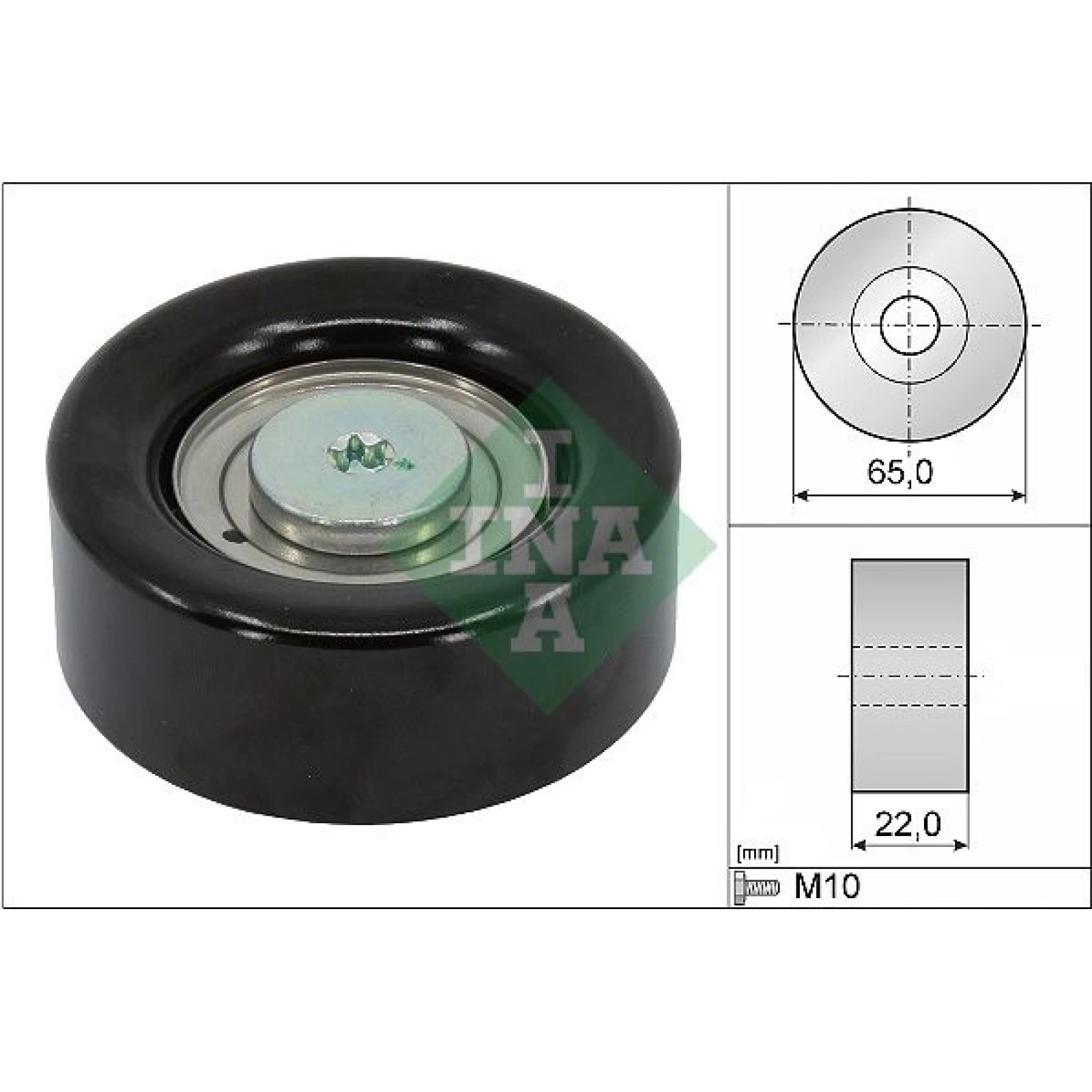Umlenk-/Führungsrolle, Keilrippenriemen 532 0639 10