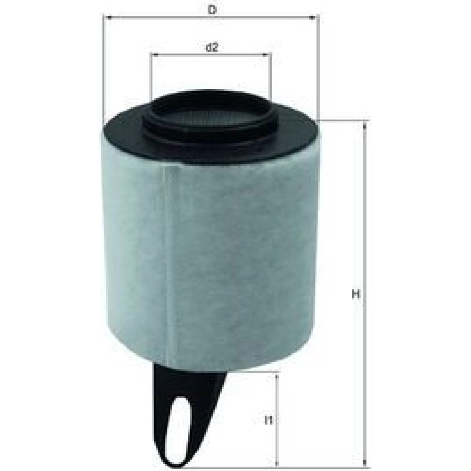 MAHLE Luftfilter LX 1650