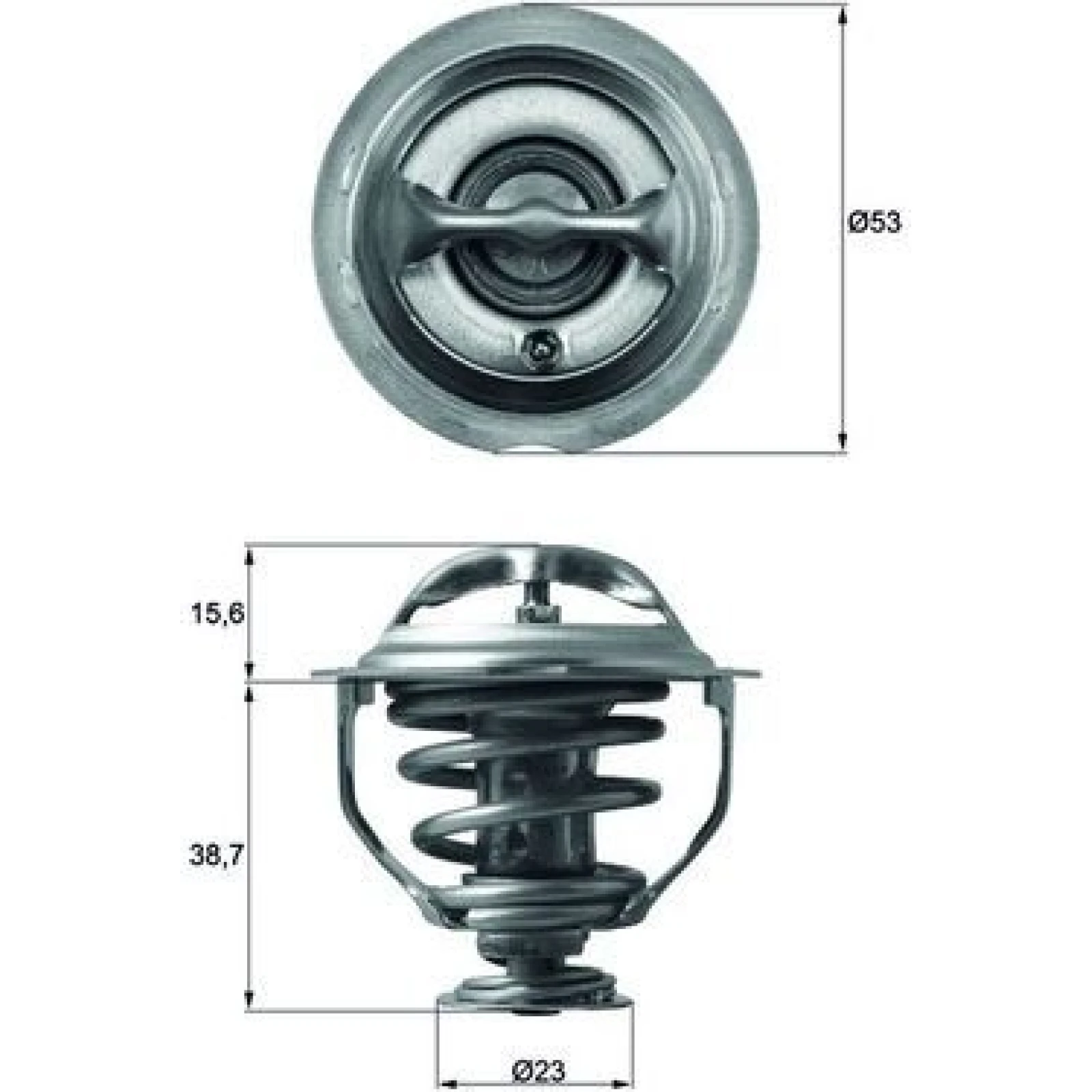 Thermostateinsatz mit Dichtung TX 117 95D