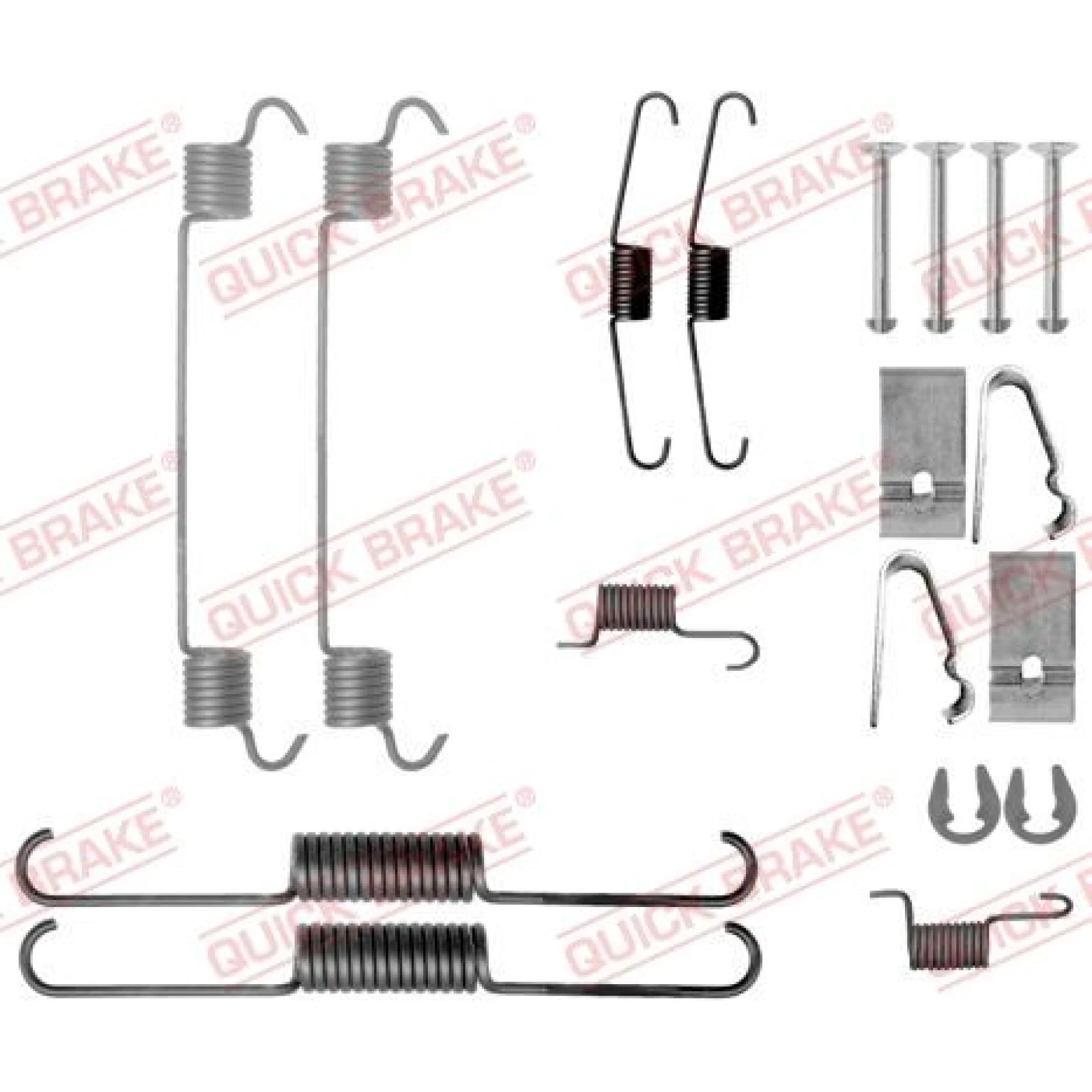 Quick Brake Zubehörsatz für Trommelbremsbacken 105-0038
