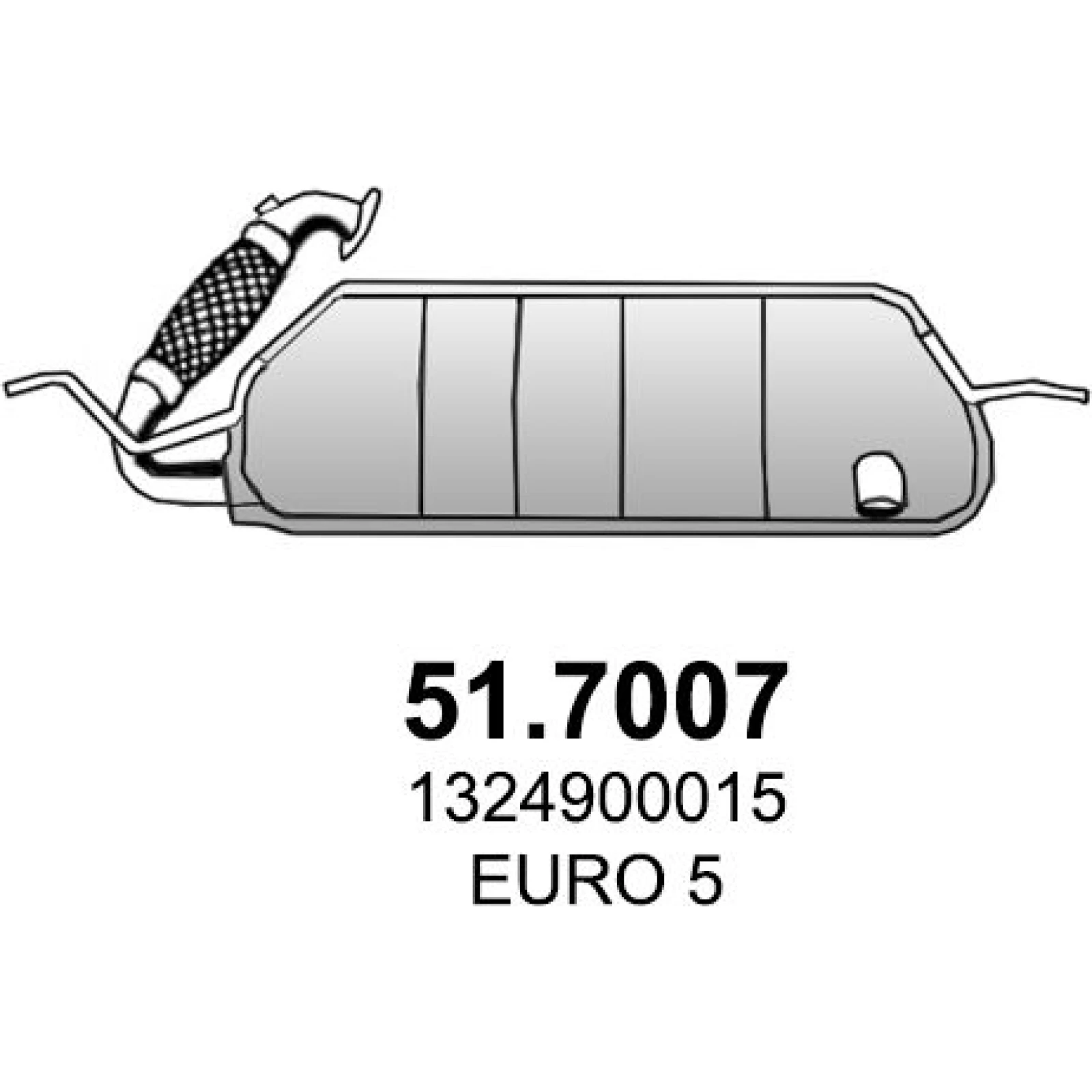 Endschalldämpfer 51.7007