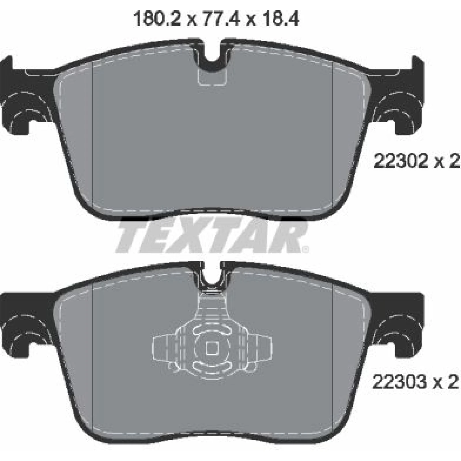 Bremsbelagsatz Jaguar P. Xe/Xf 2.0-3.0 15 2230201