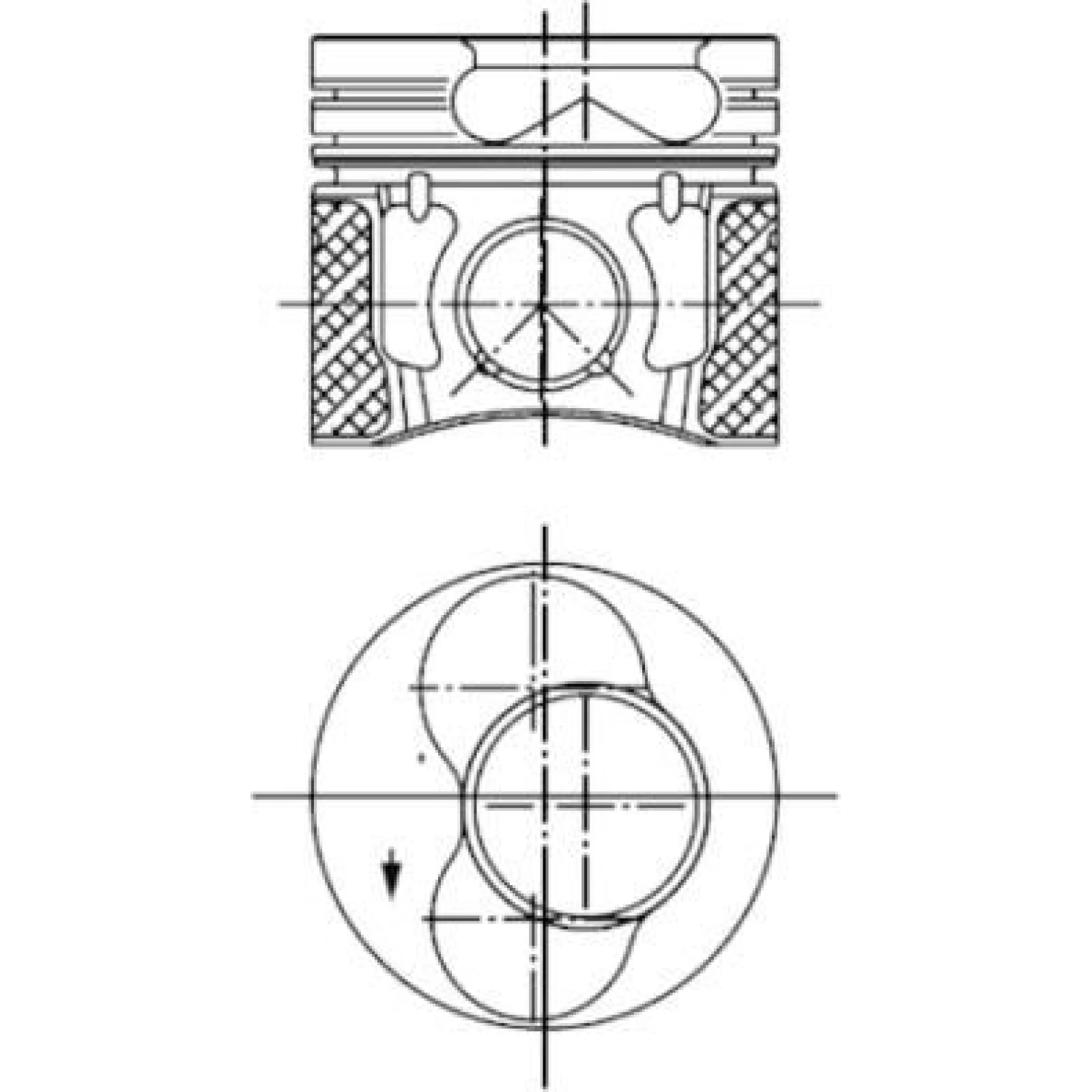 Kolben 99851600