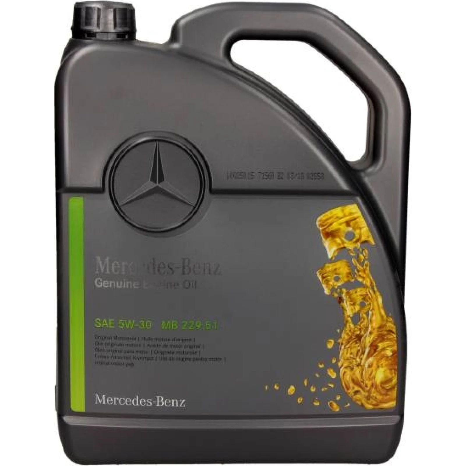 MERCEDES Original MB003 MERCEDES Original Benz MB 229.51 5W-30 Motoröl 5 Liter – – OE-Nr. MB003