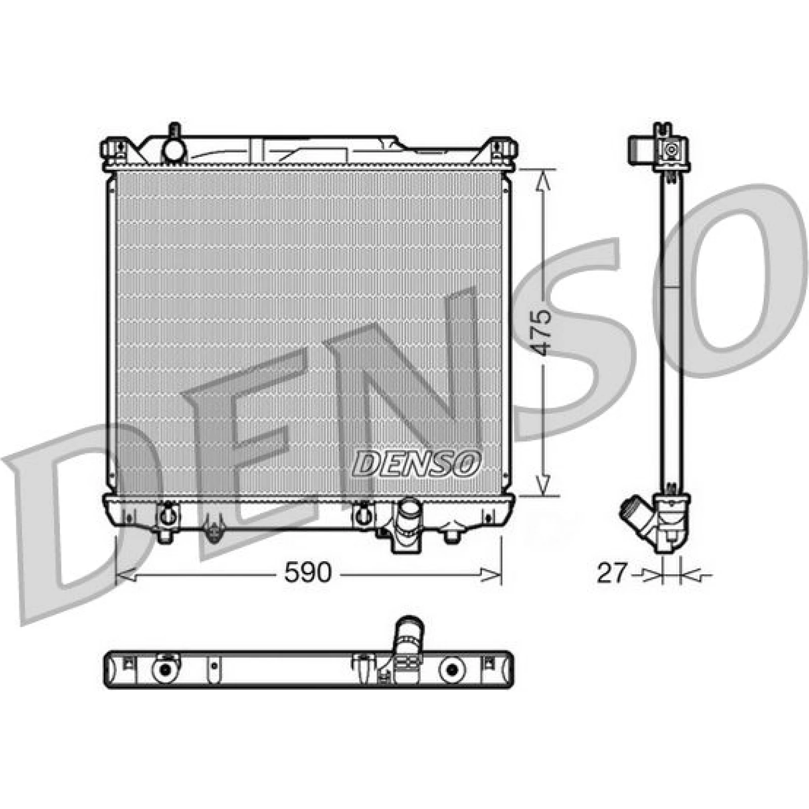 DENSO Motorkühler DRM47020