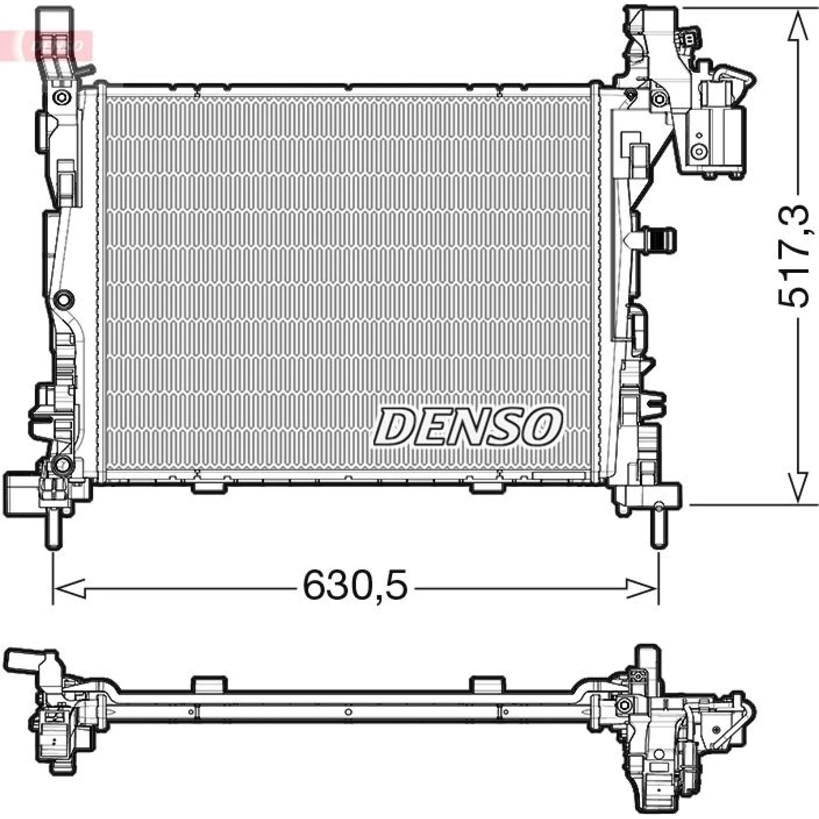 DENSO Motorkühler DRM23062