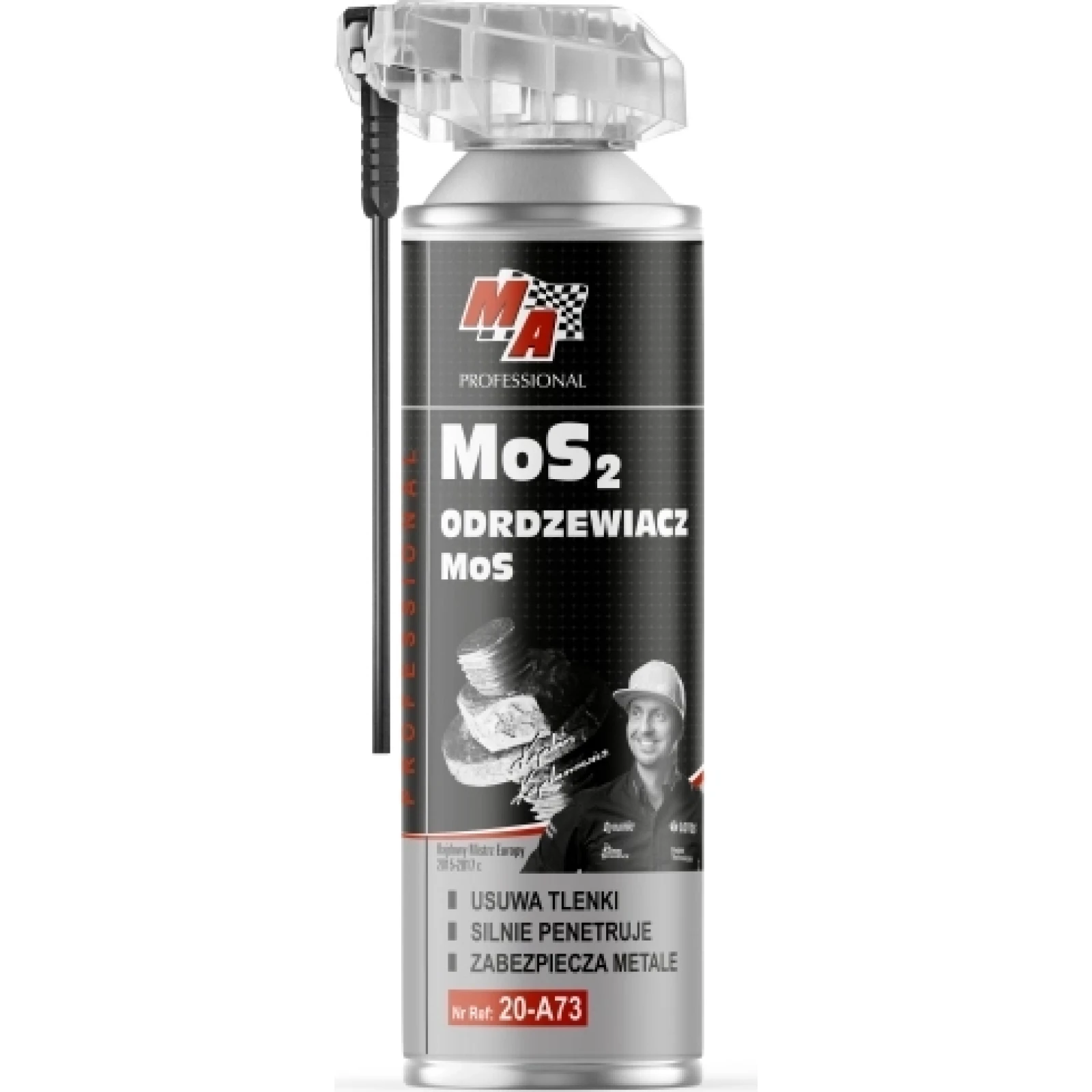 MOJE AUTO AMT20-A73 Rostentferner-Aerosol 500 ml Mit Mos2 Schmiert / Schützt