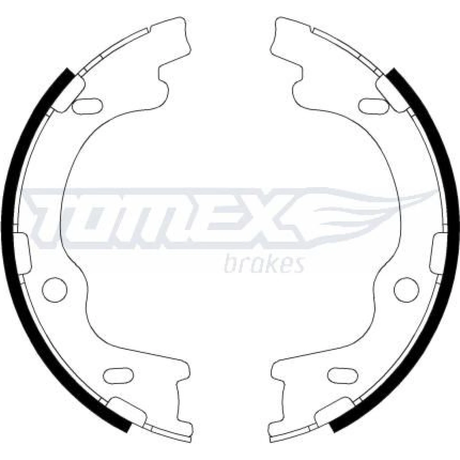 TOMEX brakes Bremsbackensatz TX 22-20