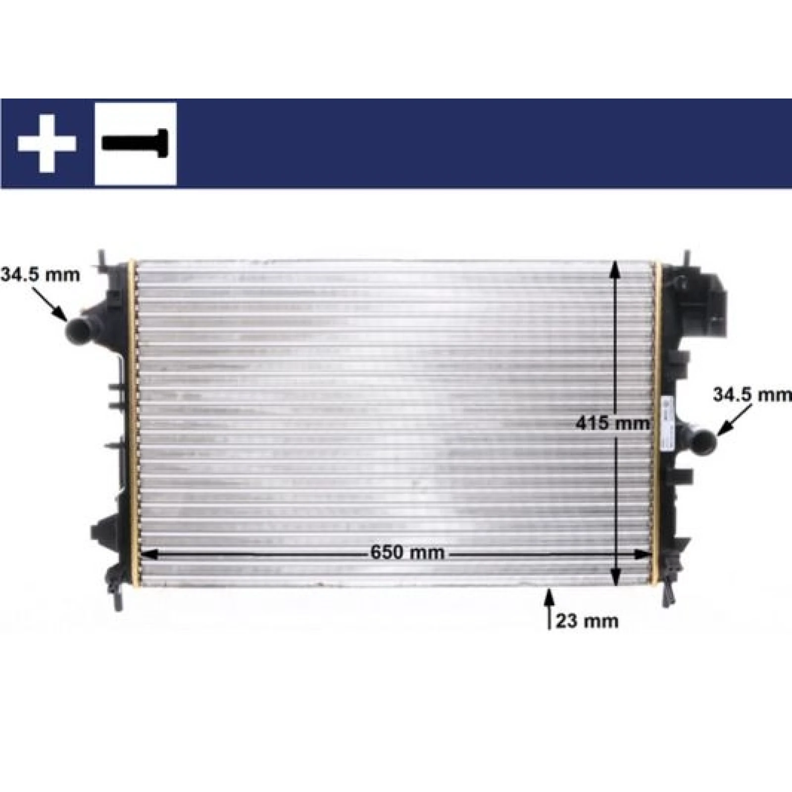 Kühler, Motorkühlung CR 8 000S