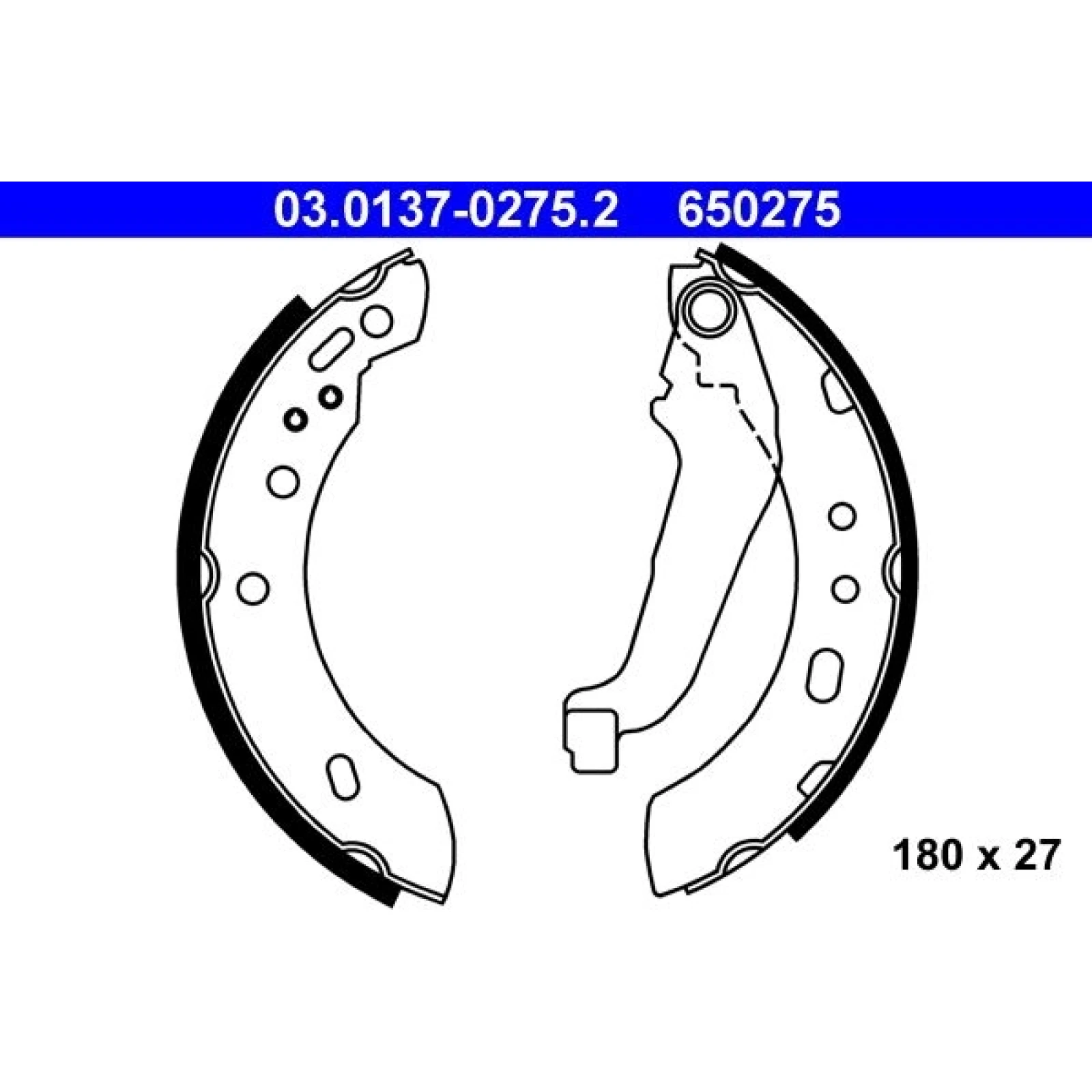 Bremsbackensatz 03.0137-0275.2