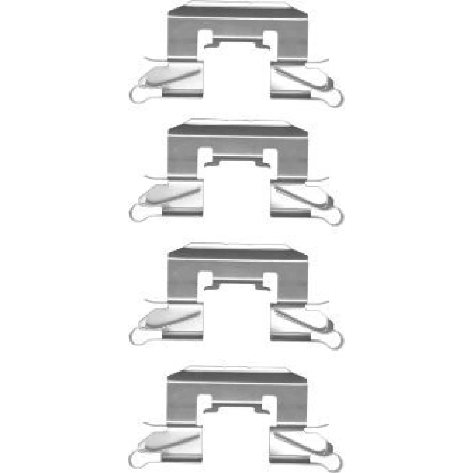 Zubehörsatz, Scheibenbremsbelag 82512900