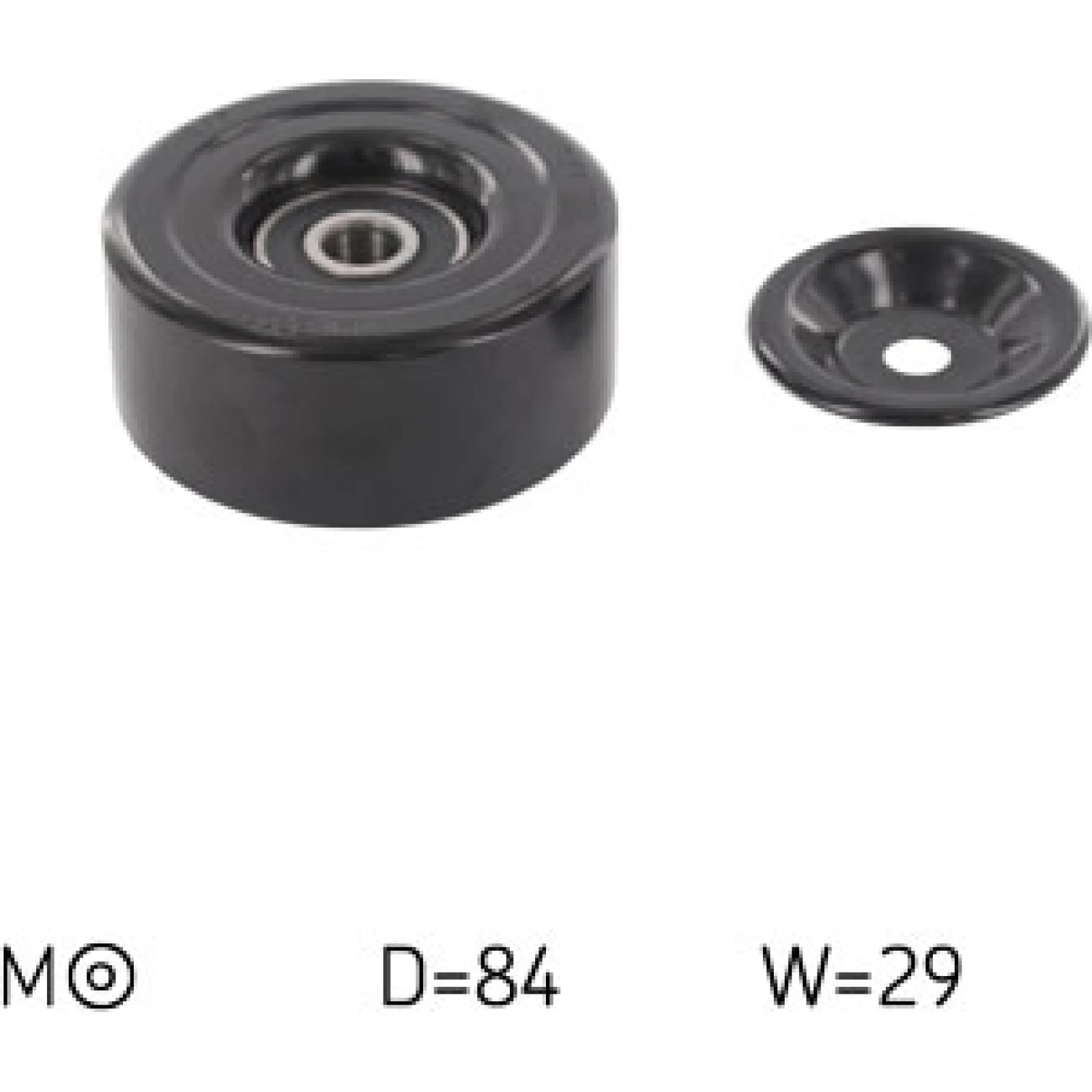 Multi-V-Umlenkrolle VKM 62027
