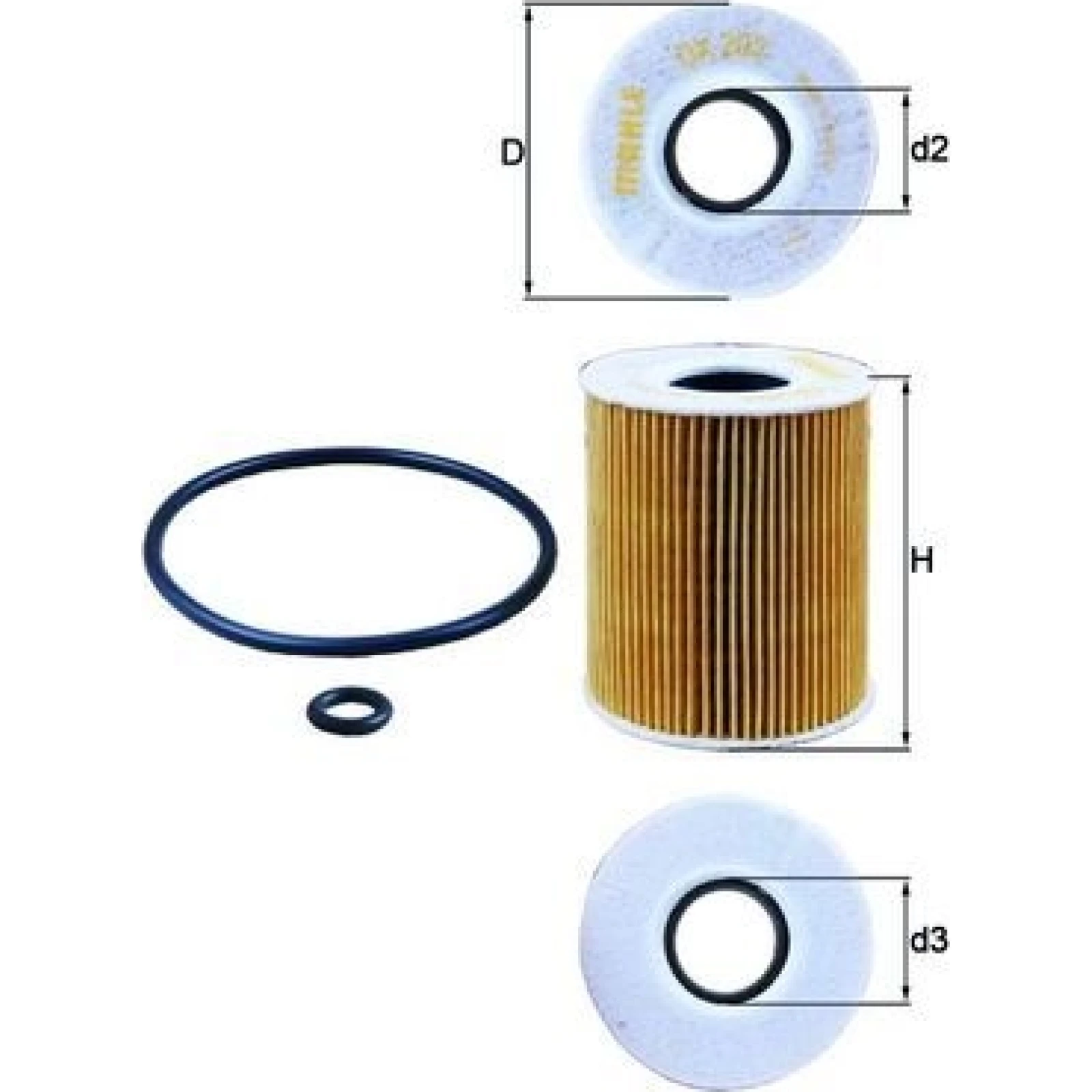 Mahle Original Ölfilter OX 203D