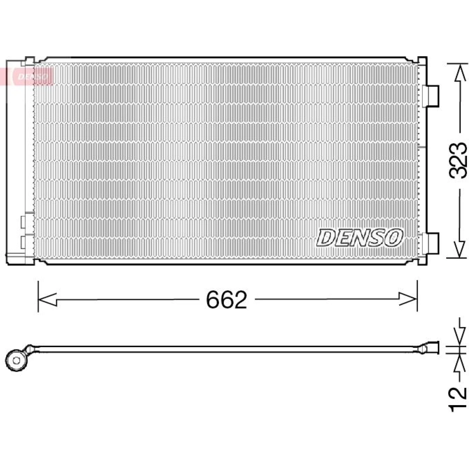 DENSO Klimaanlagenkühler DCN05103