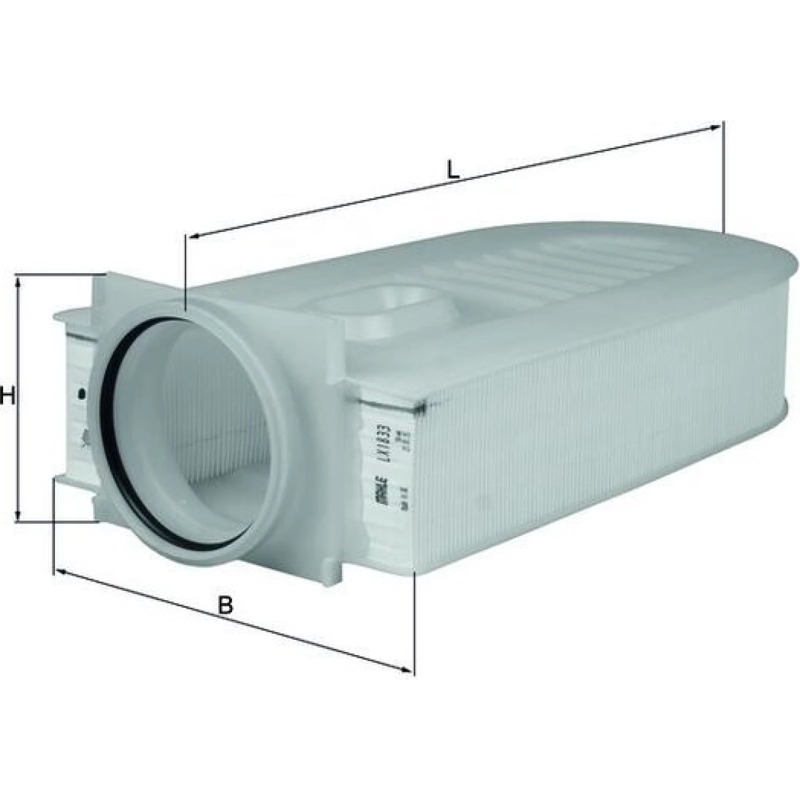MAHLE Luftfilter LX 1833