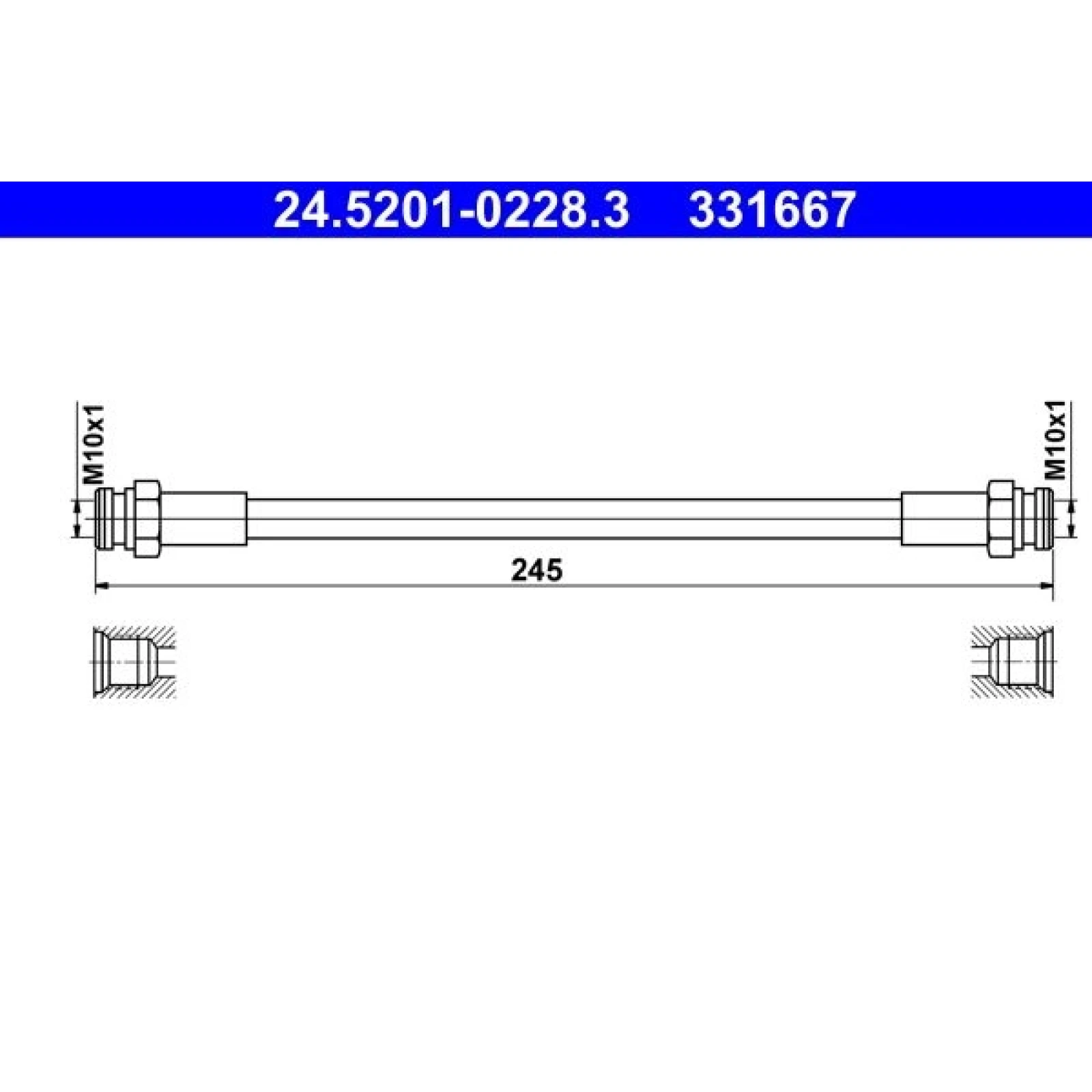 Bremsschlauch 24.5201-0228.3