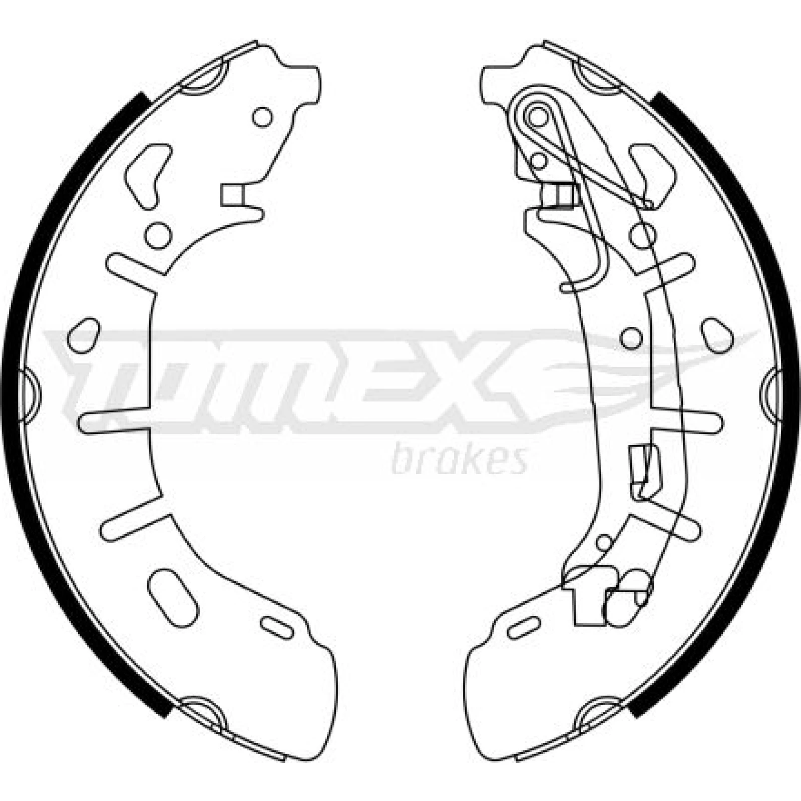TOMEX brakes Bremsbackensatz TX 23-21