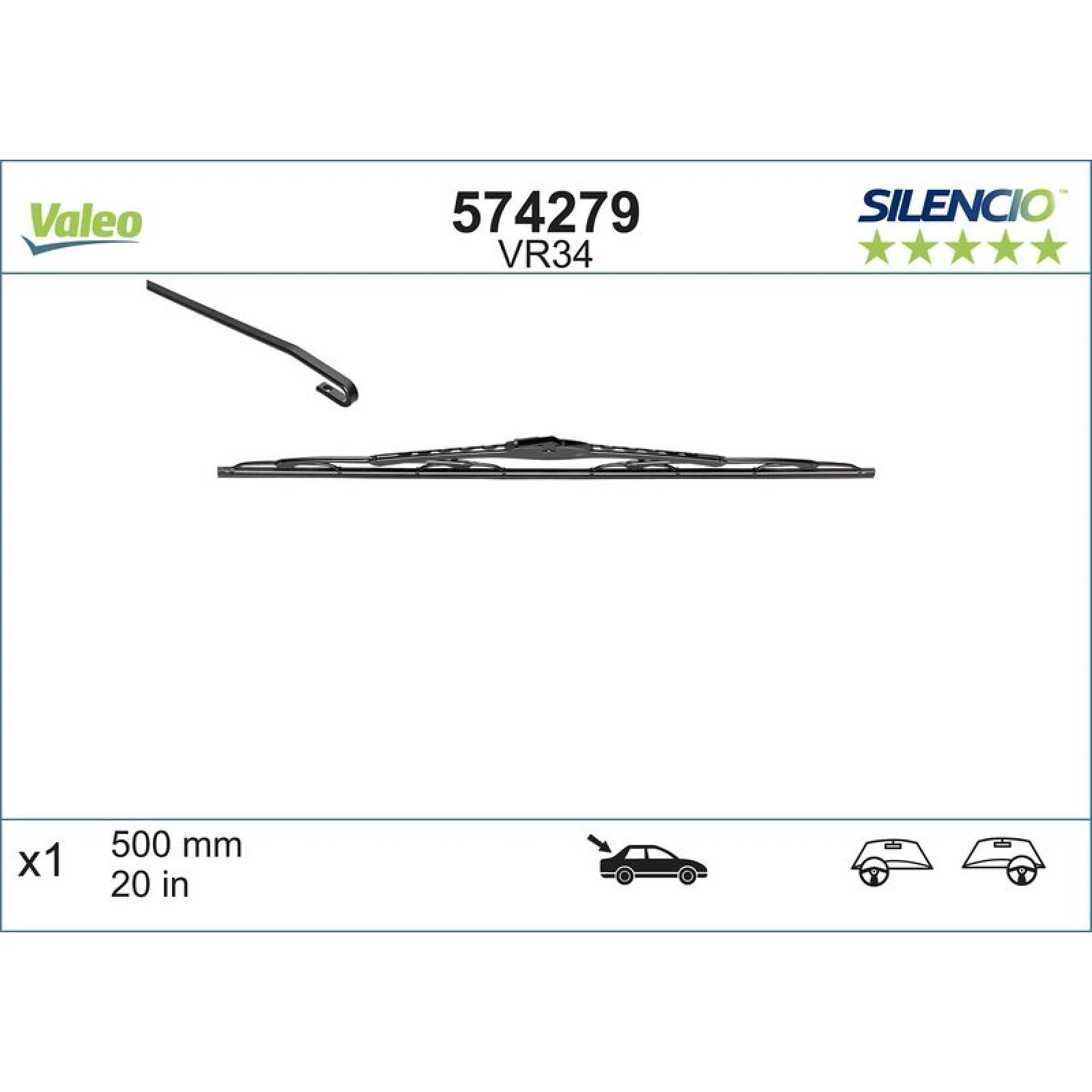 VM34 VALEO Silencio Heckwischer 574279