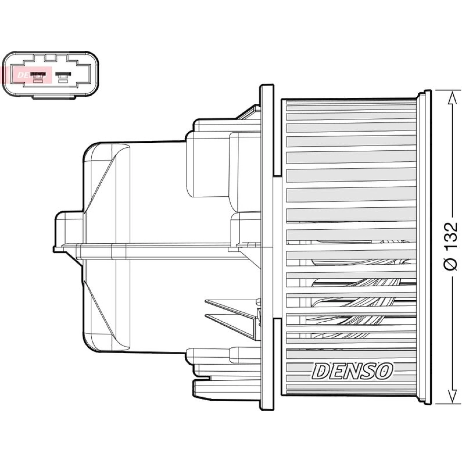DENSO Innenraumgebläse DEA33002