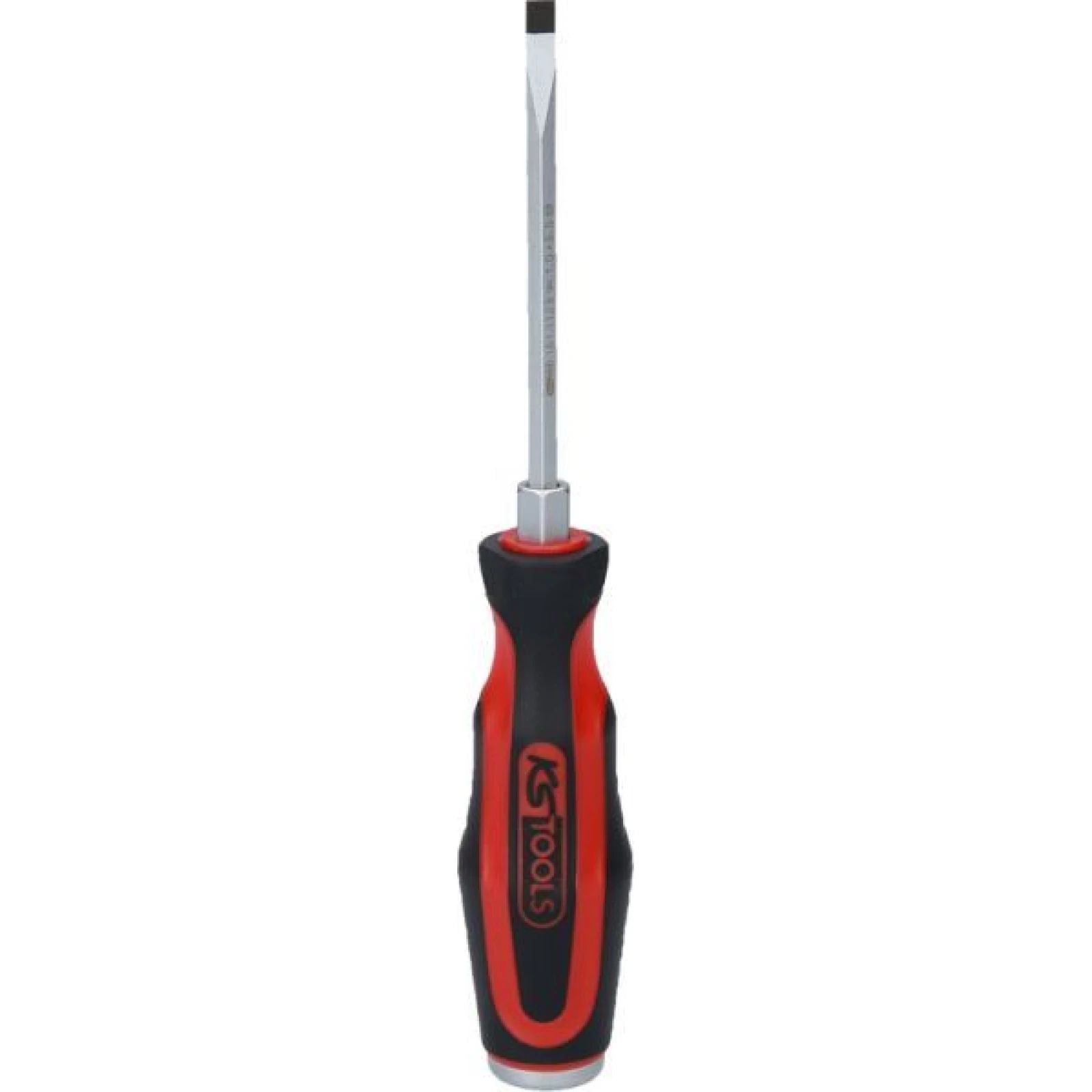 KS TOOLS Schraubendreher mit Schlagkappe ERGOTORQUE max für Schlitzschrauben 151.1128