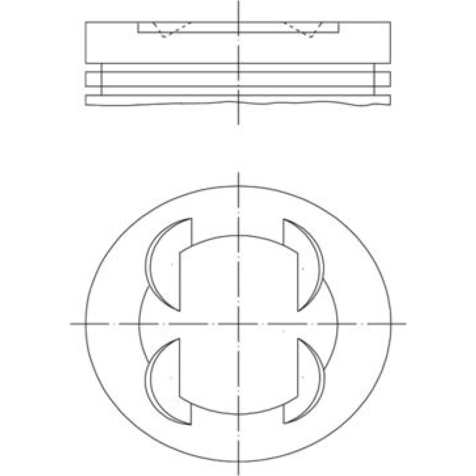 MAHLE Kolben 681 PI 00109 000