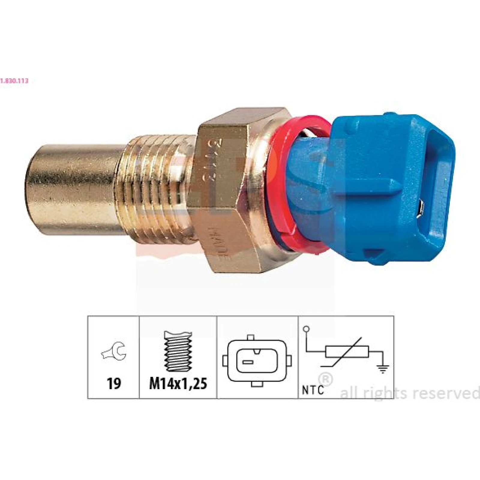 Kühlmitteltemperatur-Sensor 1.830.113
