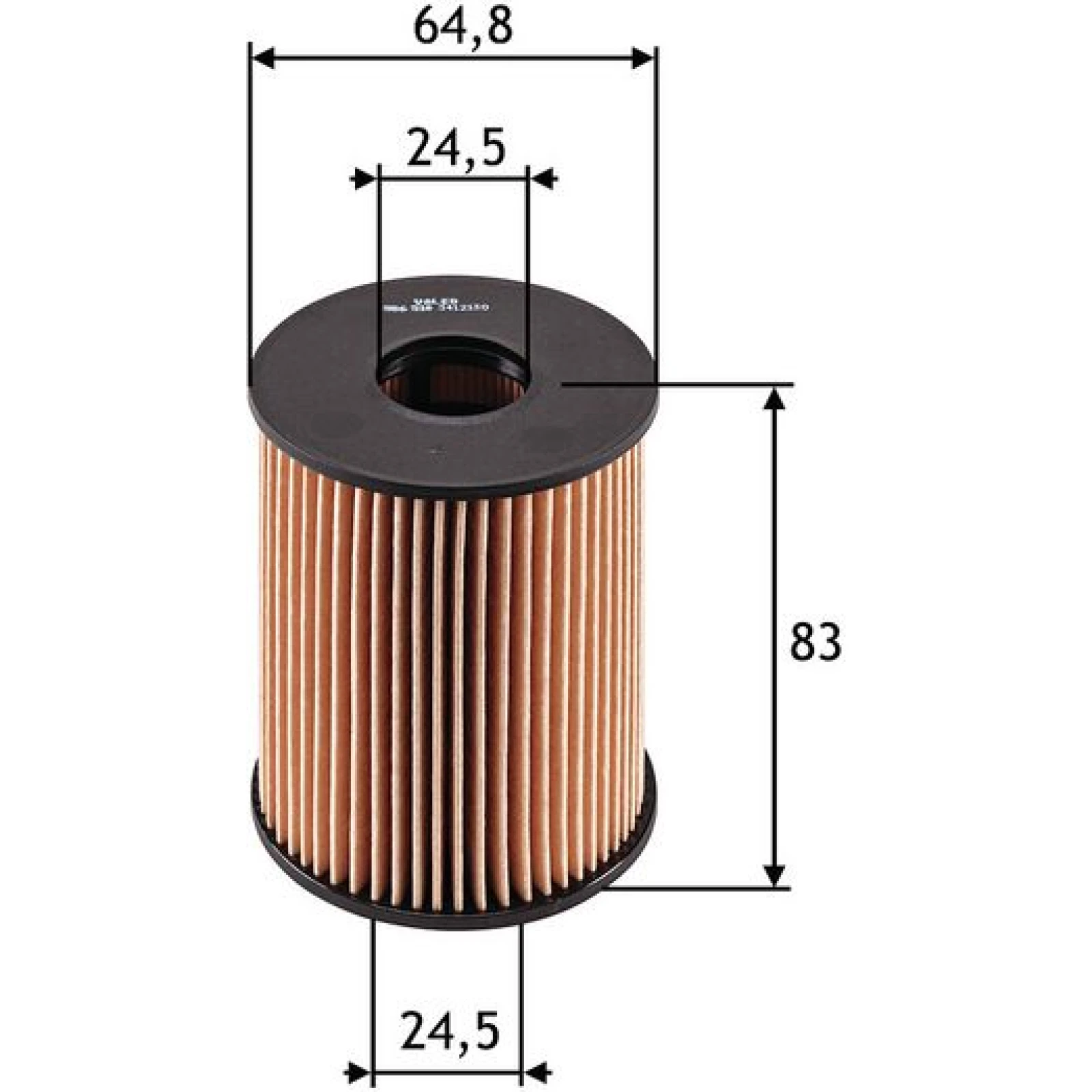VALEO Ölfilter 586516