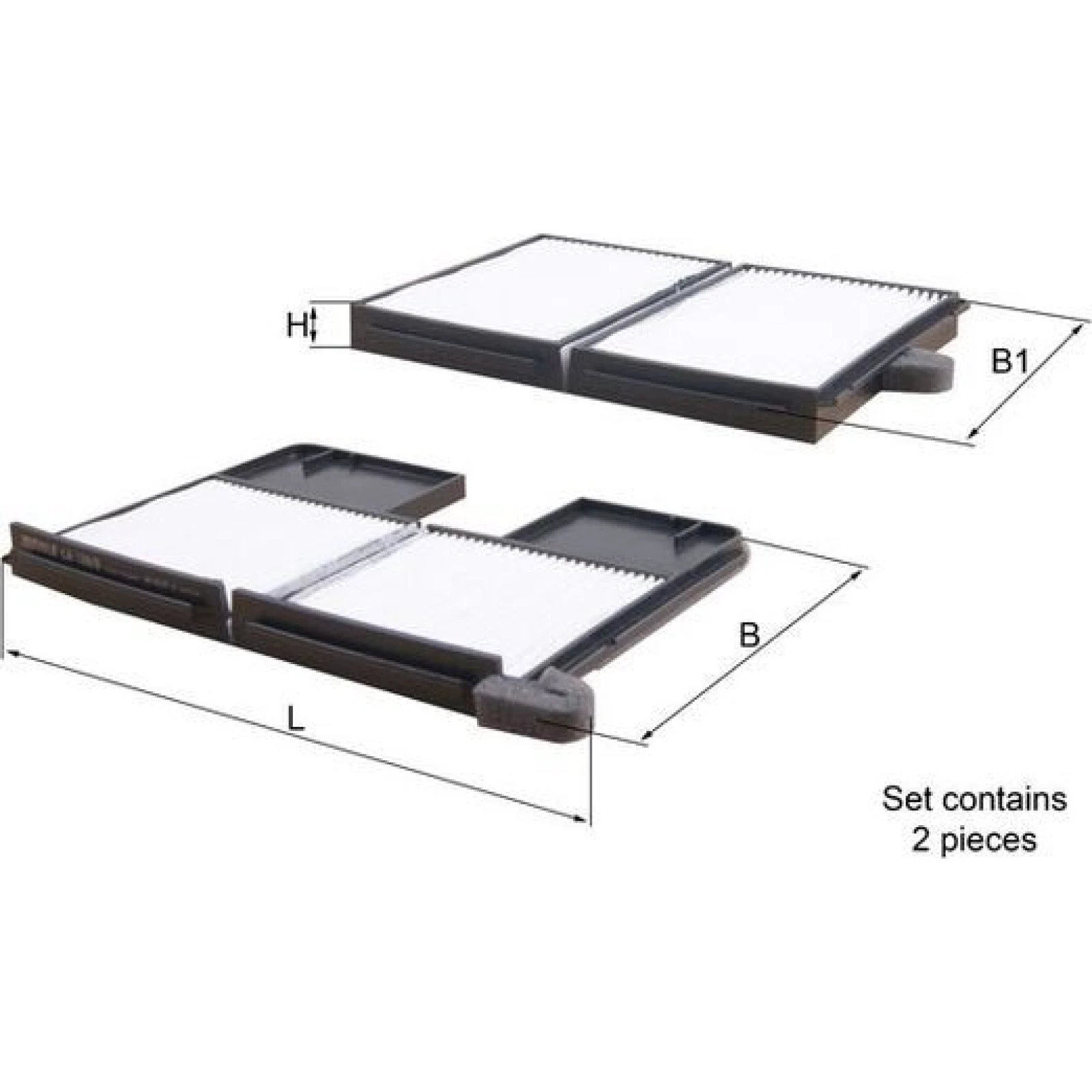 MAHLE Filter, Innenraumluft LA 186/S