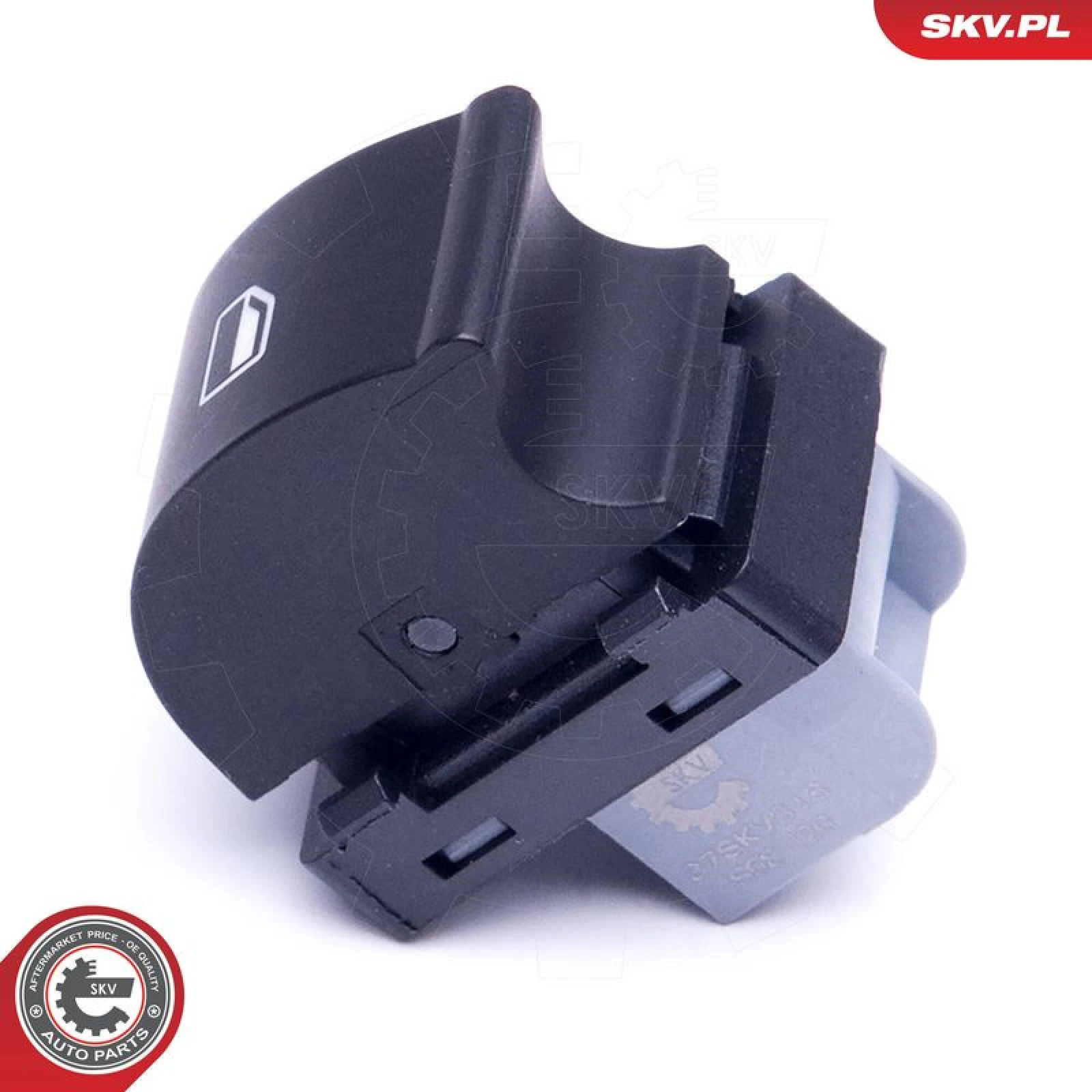 ESEN SKV 37SKV318 Fensterheberschalter hinten links, 4-polig, elektrisch, schwarz, 12 V