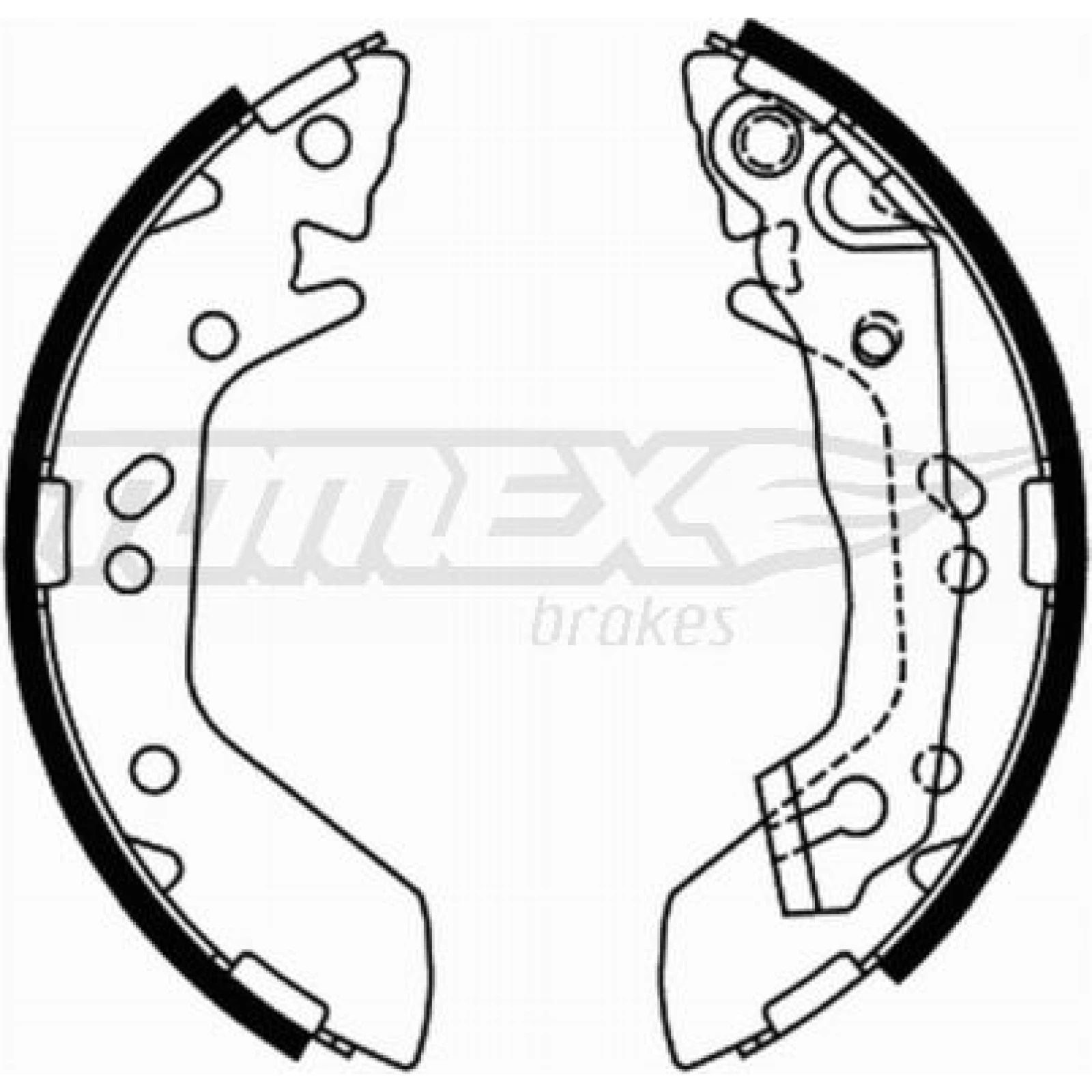 TOMEX brakes Bremsbackensatz TX 21-70
