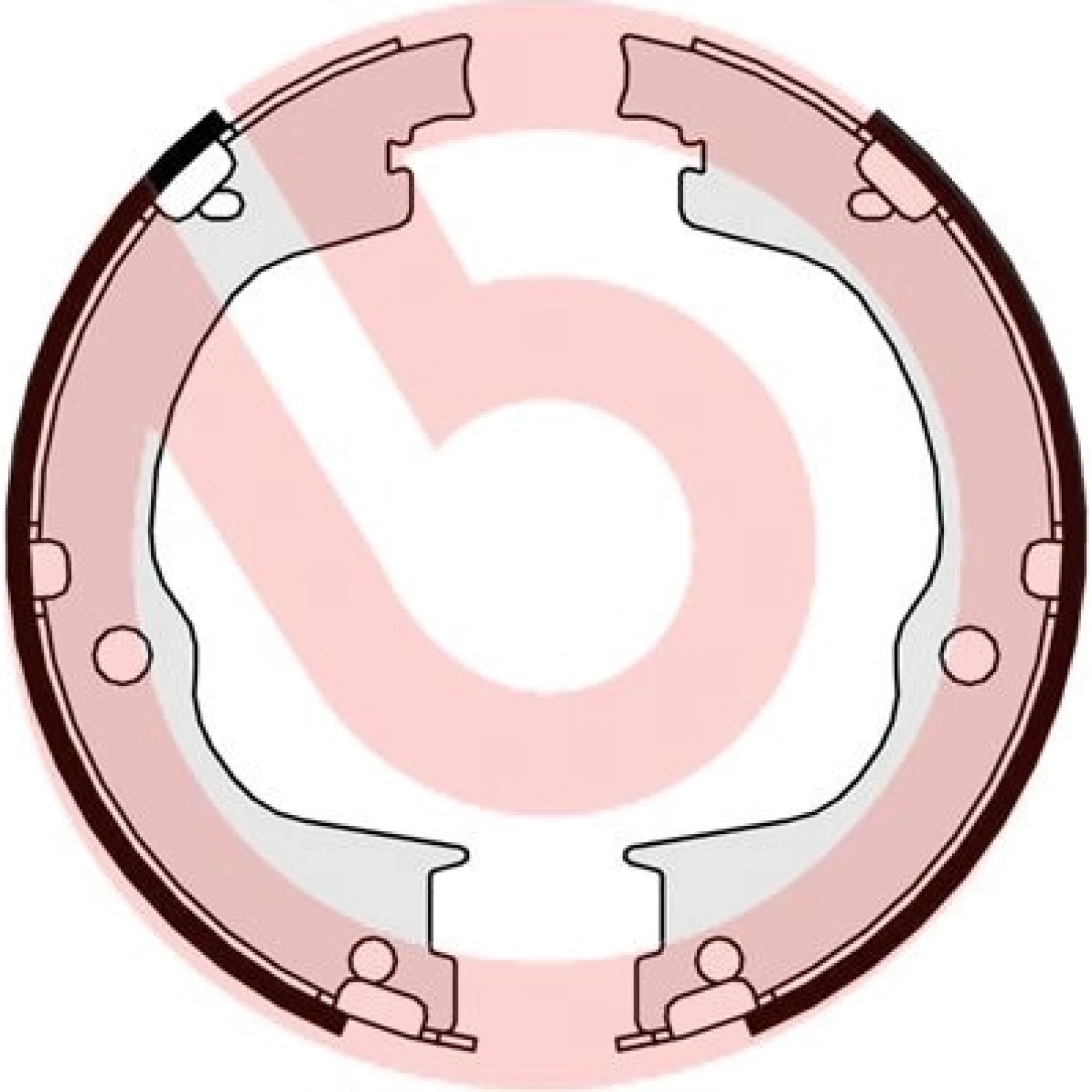 Bremsbackensatz HA S 10 515