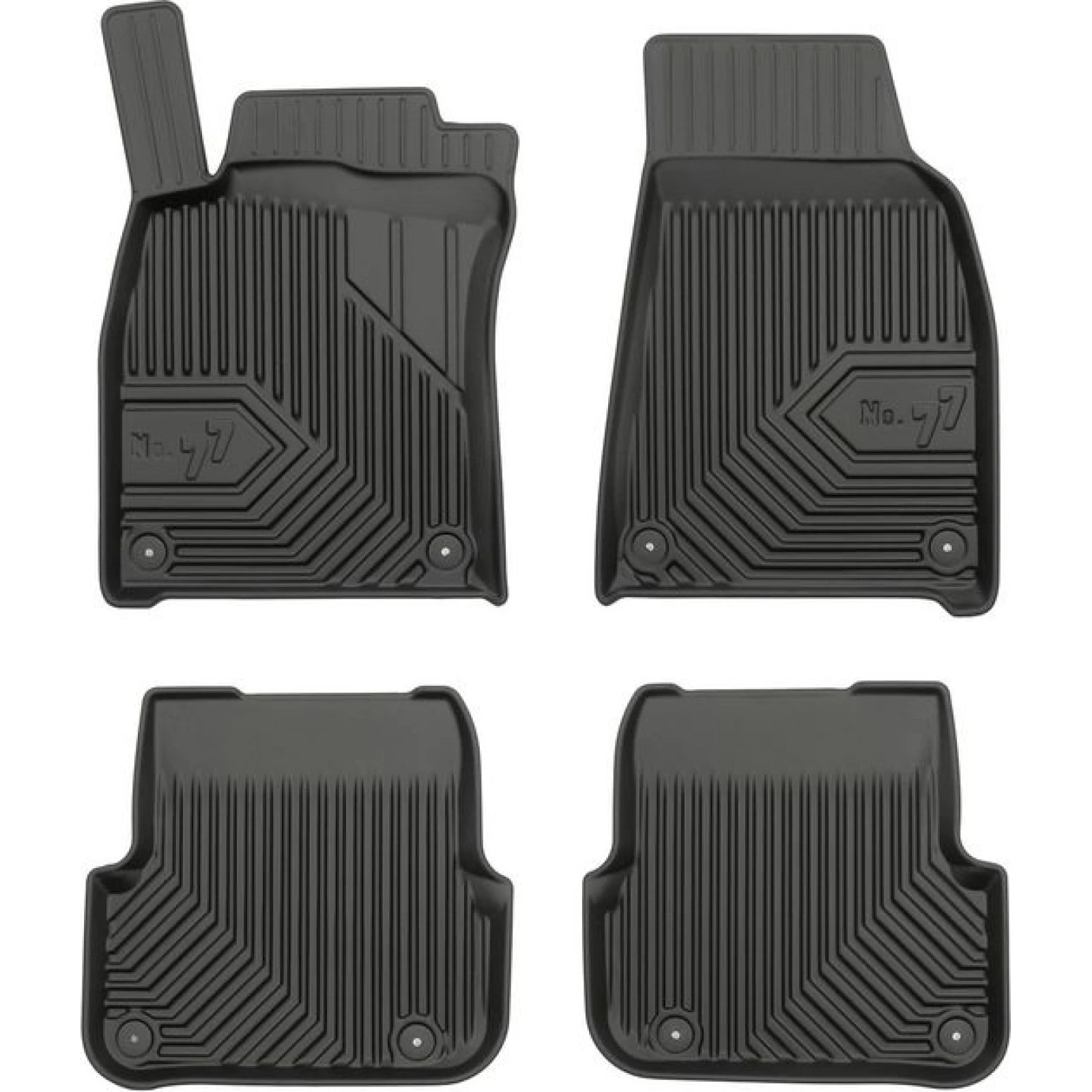 77408852 FROGUM Elastomer-Fußmatten Audi A6 C6 2006-2011
