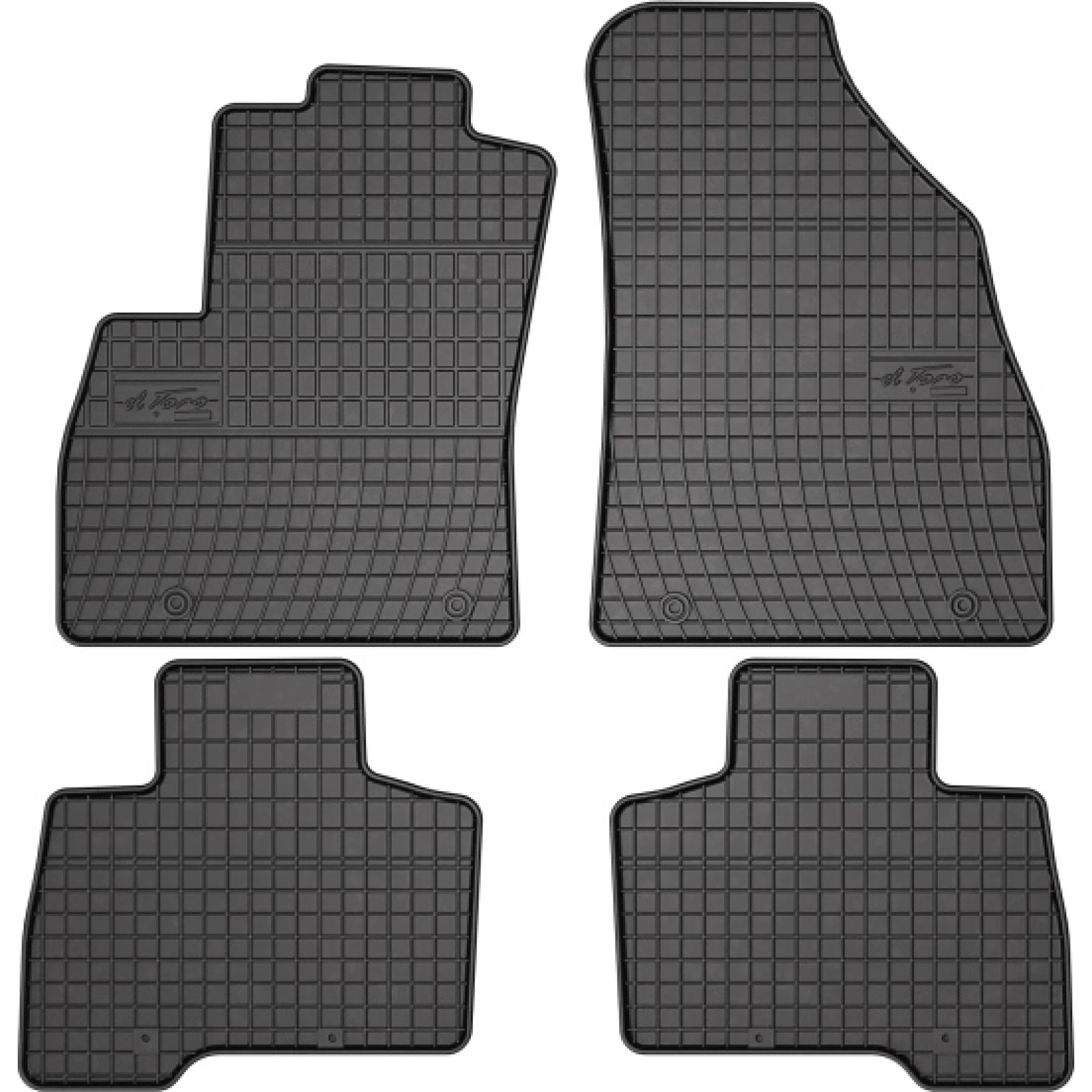 Passgenaue Kofferraummatte Gummimatten Citroen Nemo 2008-/Peugeot Bipper/Fiat Fiorino 0637