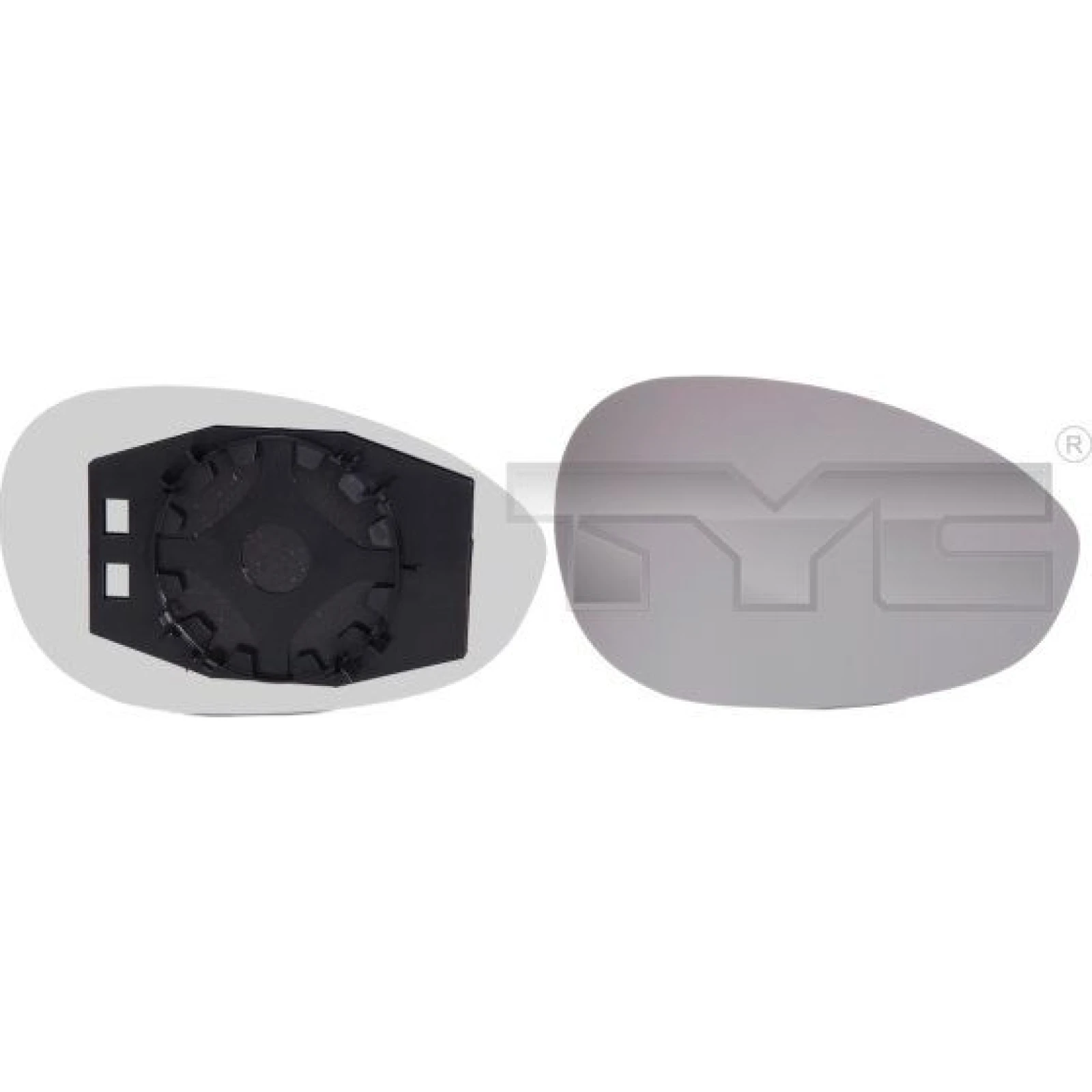 TYC Spiegelglas für Außenspiegel rechts konvex 309-0063-1 OE Nummer 71740495 - l
